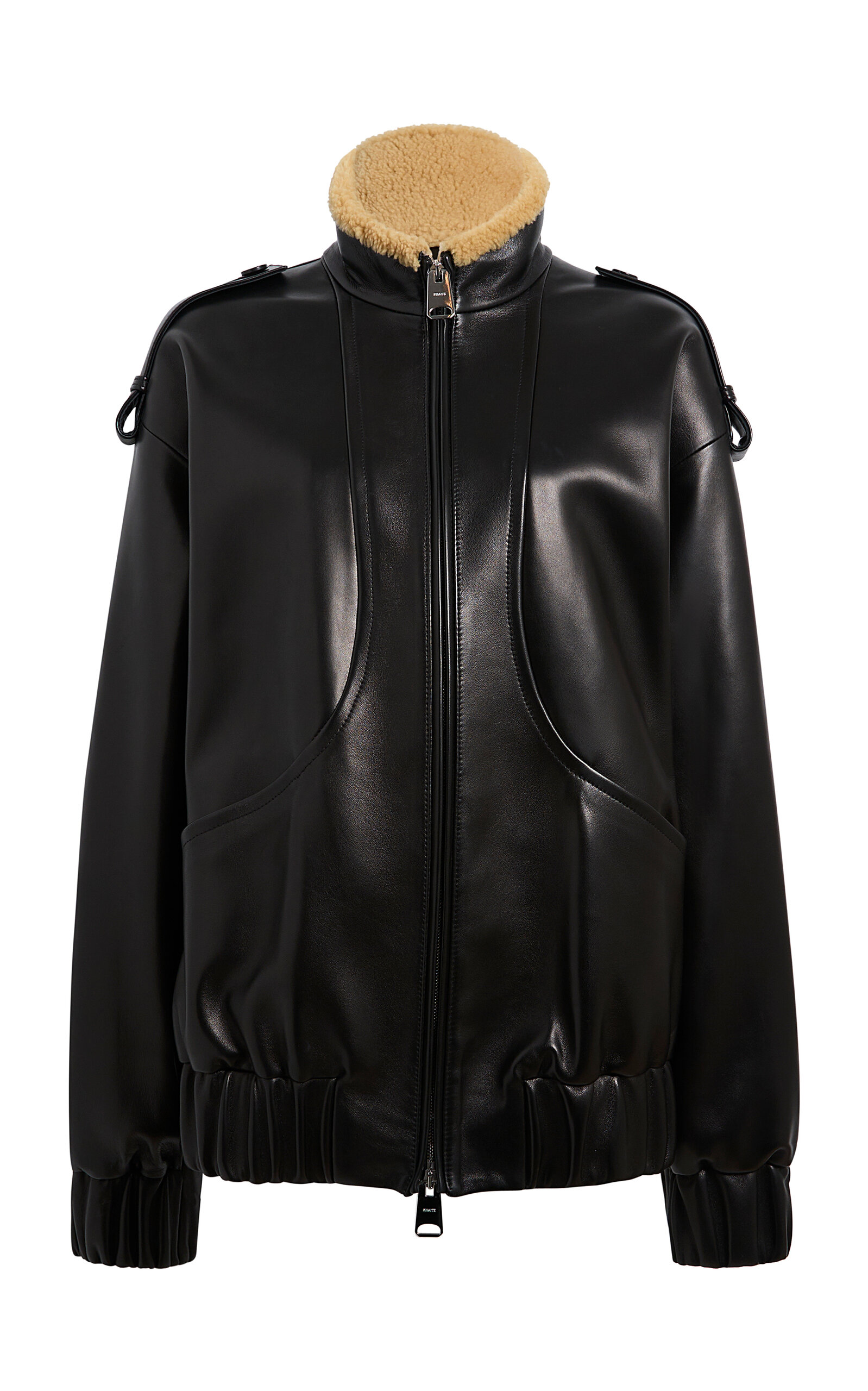 Khaite Sigi Relaxed Plongé Leather Jacket