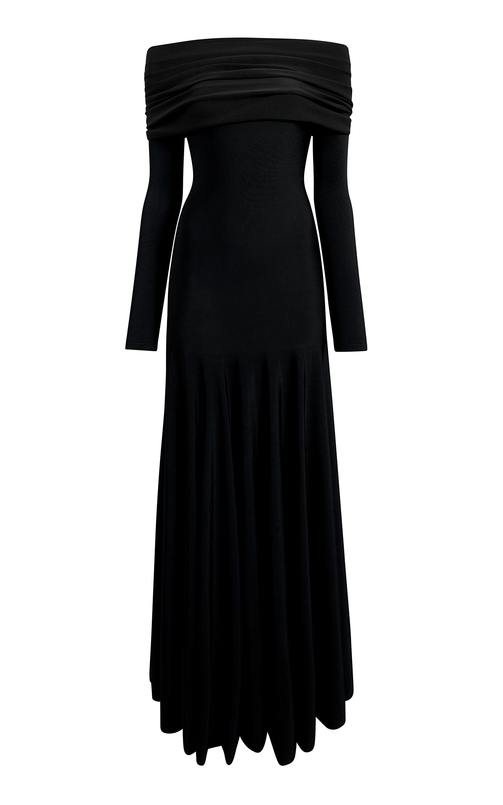 Khaite Genesis Draped Maxi Dress