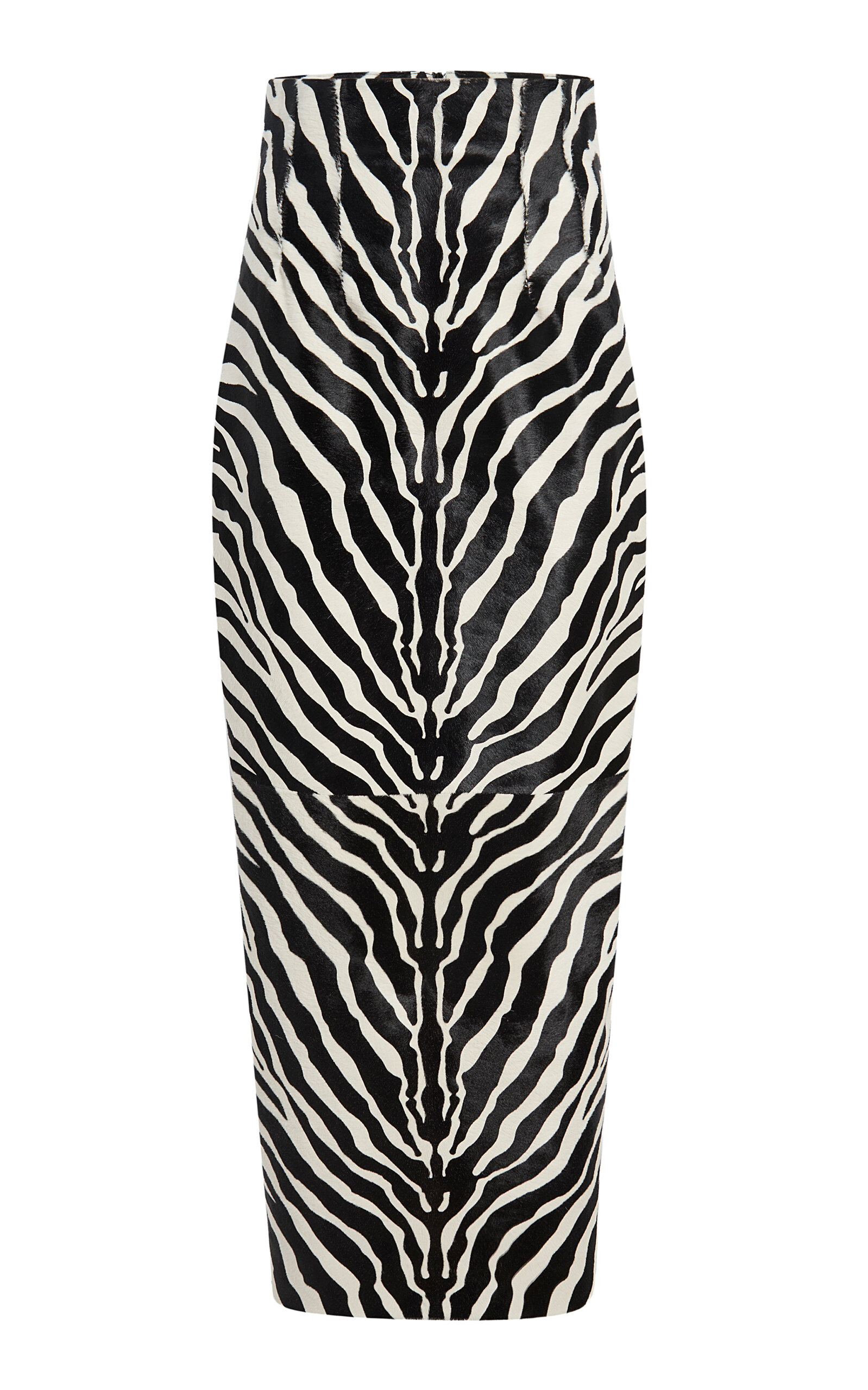 Khaite Loxley Calf Hair Maxi Skirt