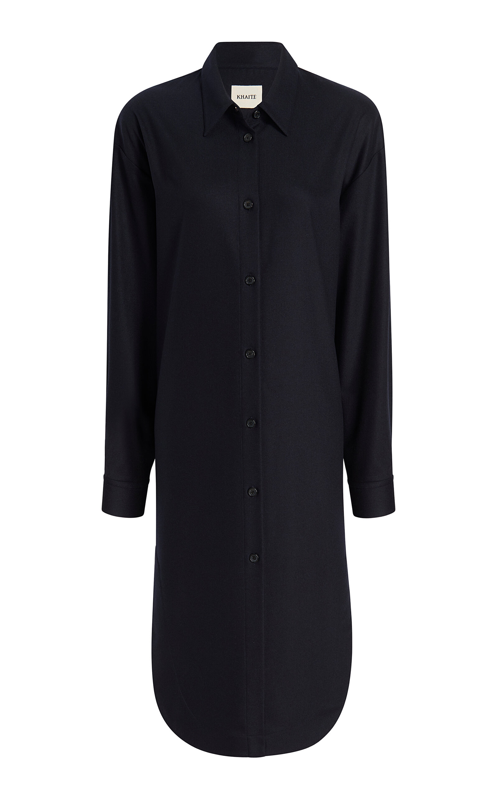 Khaite Gloria Wool-cashmere Midi Dress