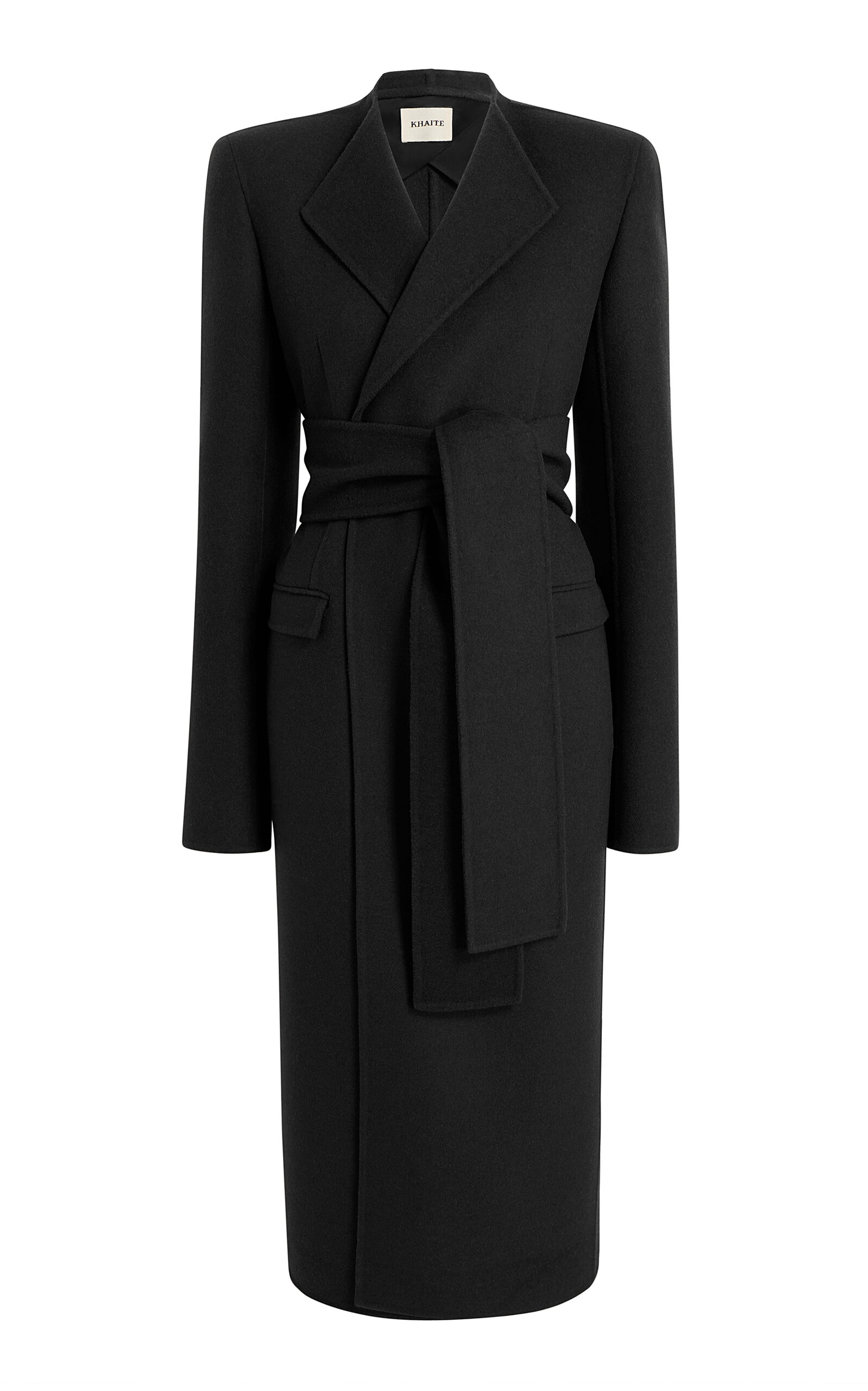 Khaite Jelson Belted Wool Coat