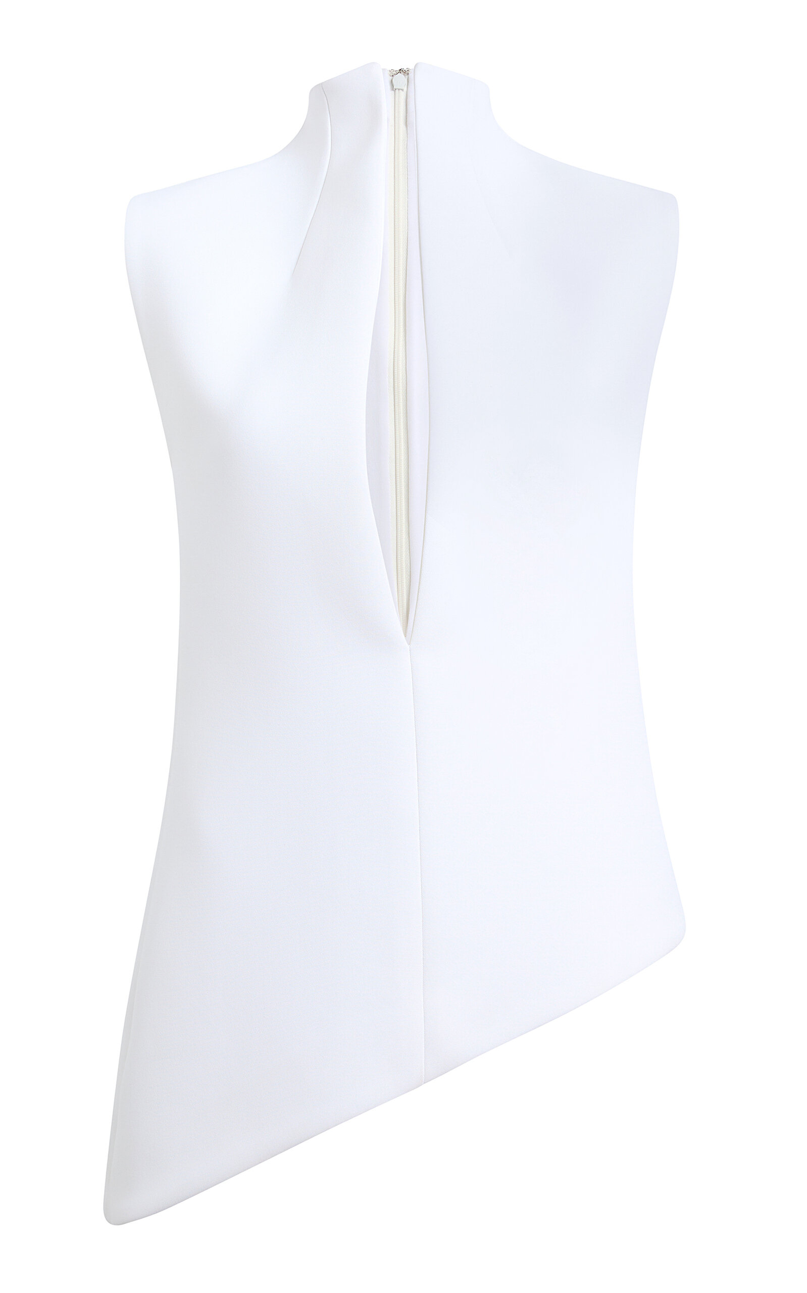 Khaite Von Asymmetric Crepe Top