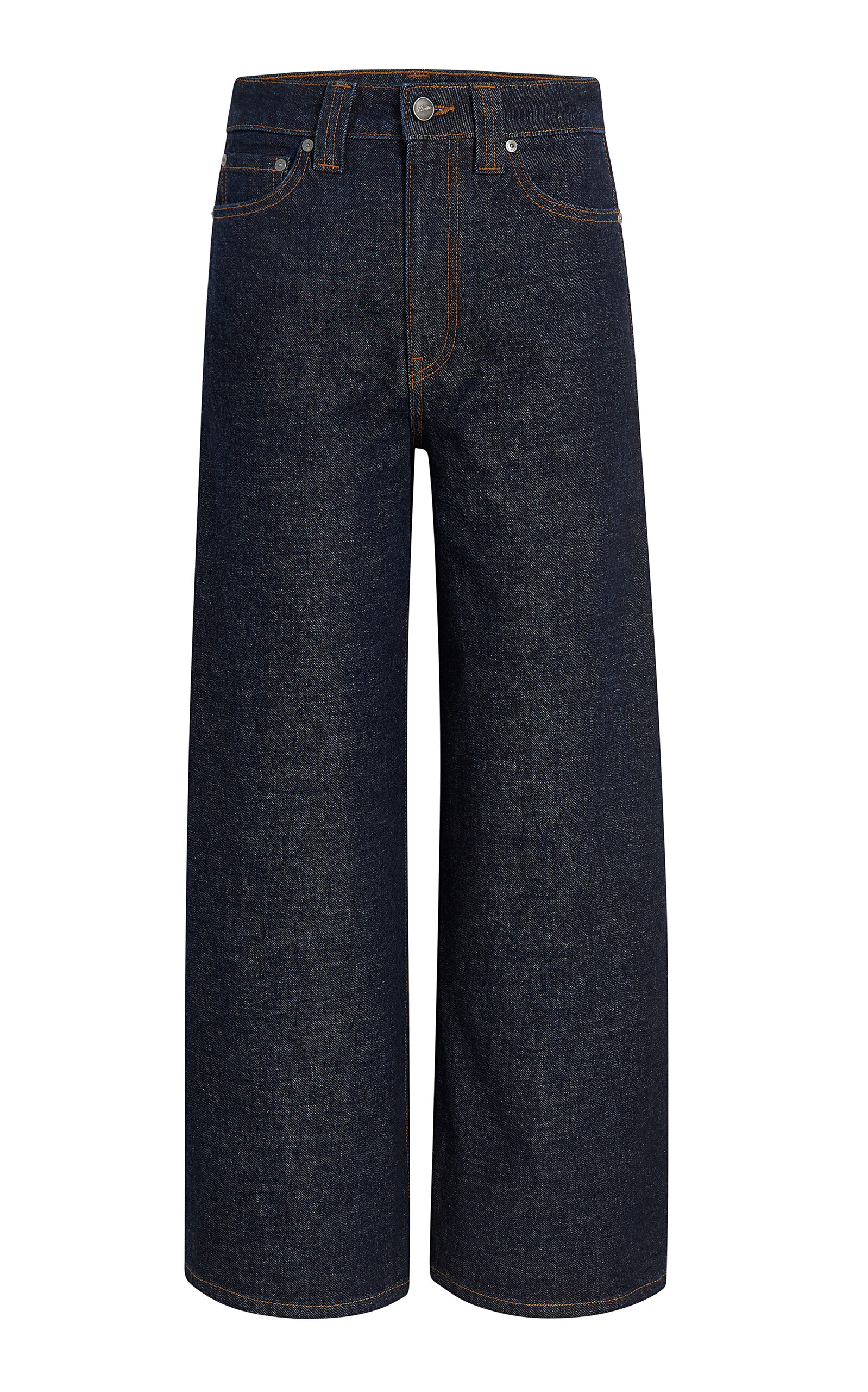 Khaite Dane High-Rise Wide-Leg Jeans