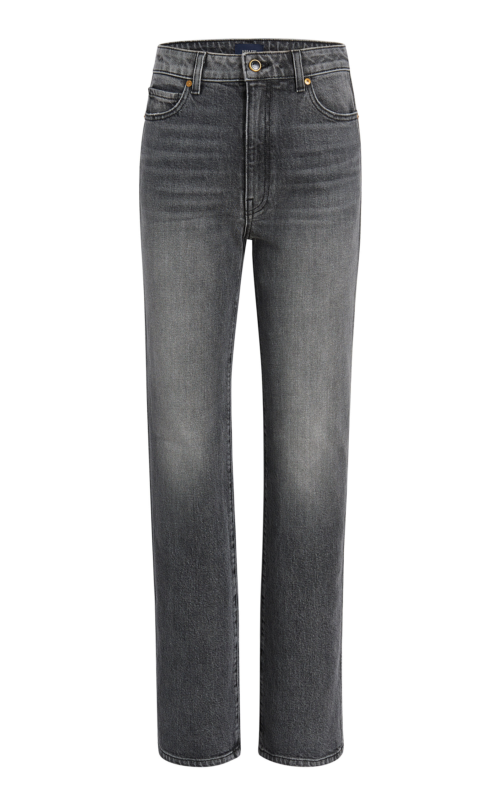 Khaite Daniella High-Rise Straight-Leg Jeans - Women's Clothing