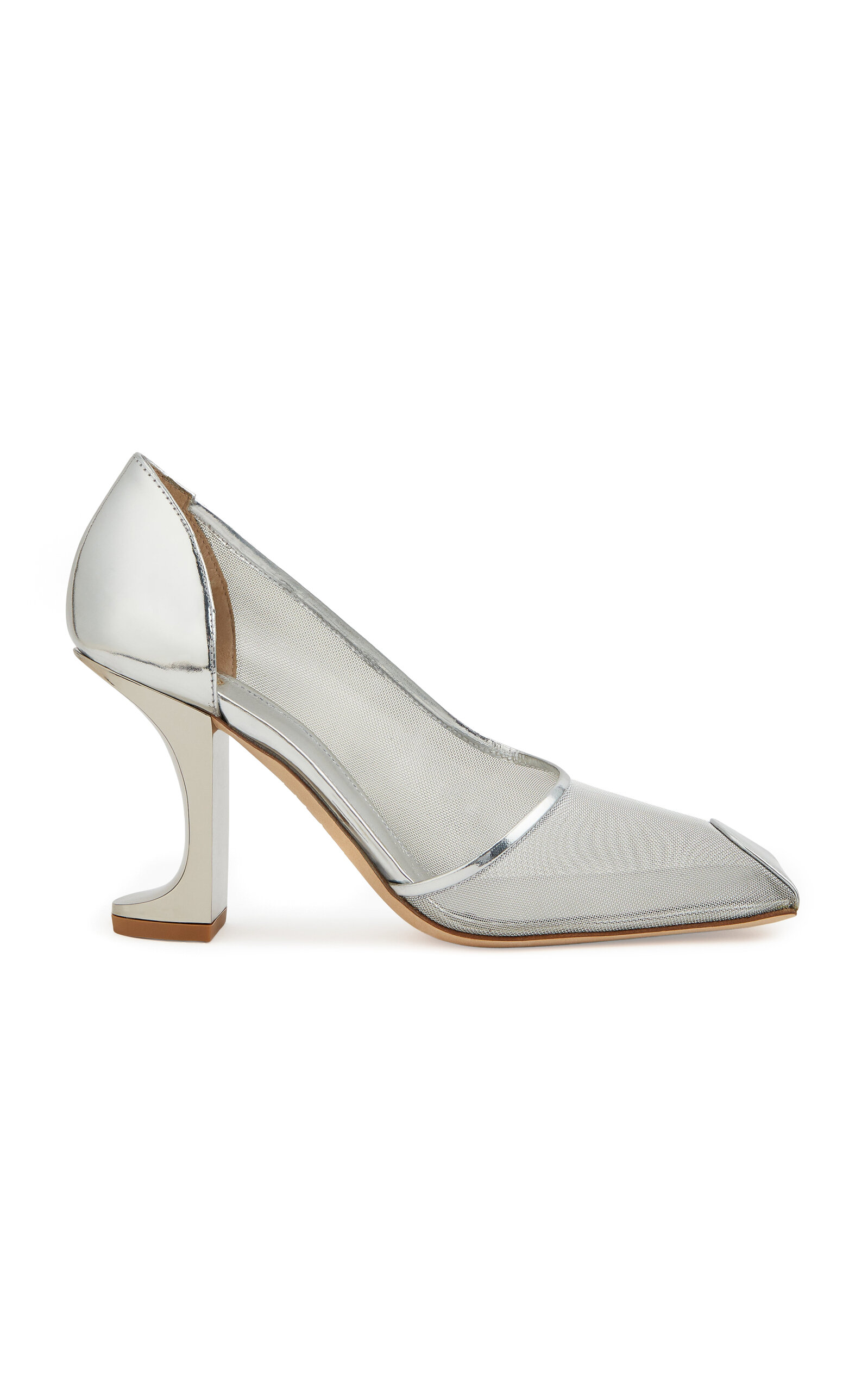 Eleven D'orsay Mesh Pumps