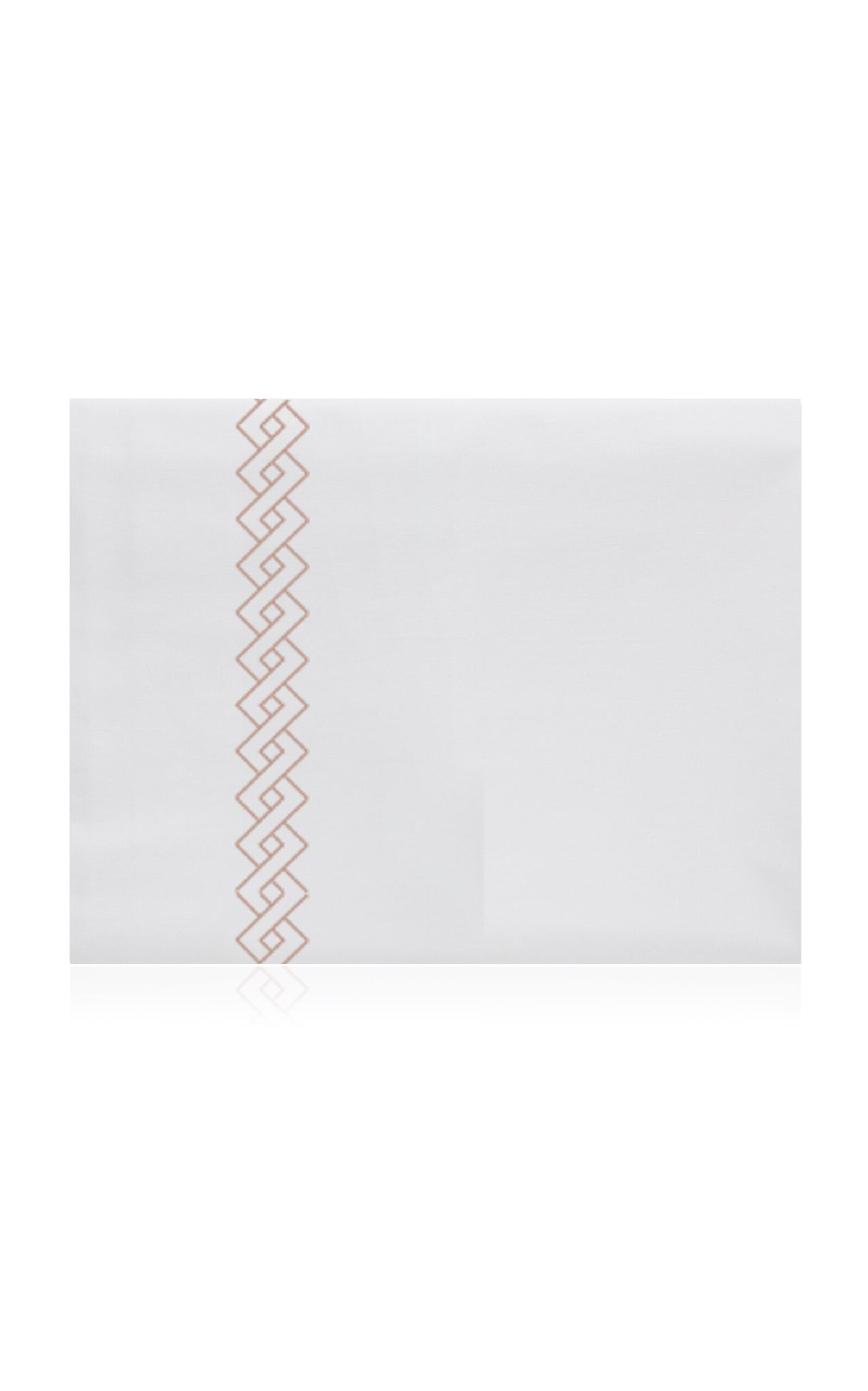 The Lino Romano Cotton Percal Queen Top Sheet In Pink