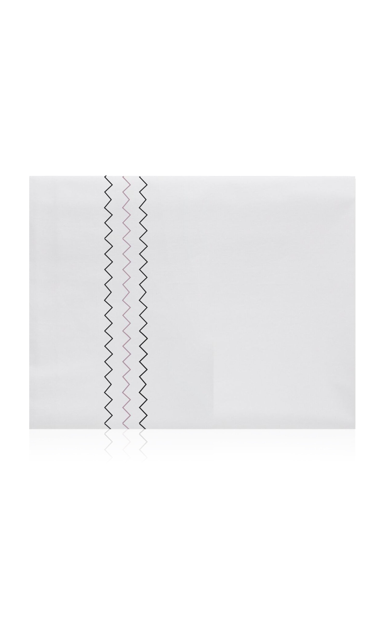 The Lino Zig Zag Queen Top Sheets In Pink