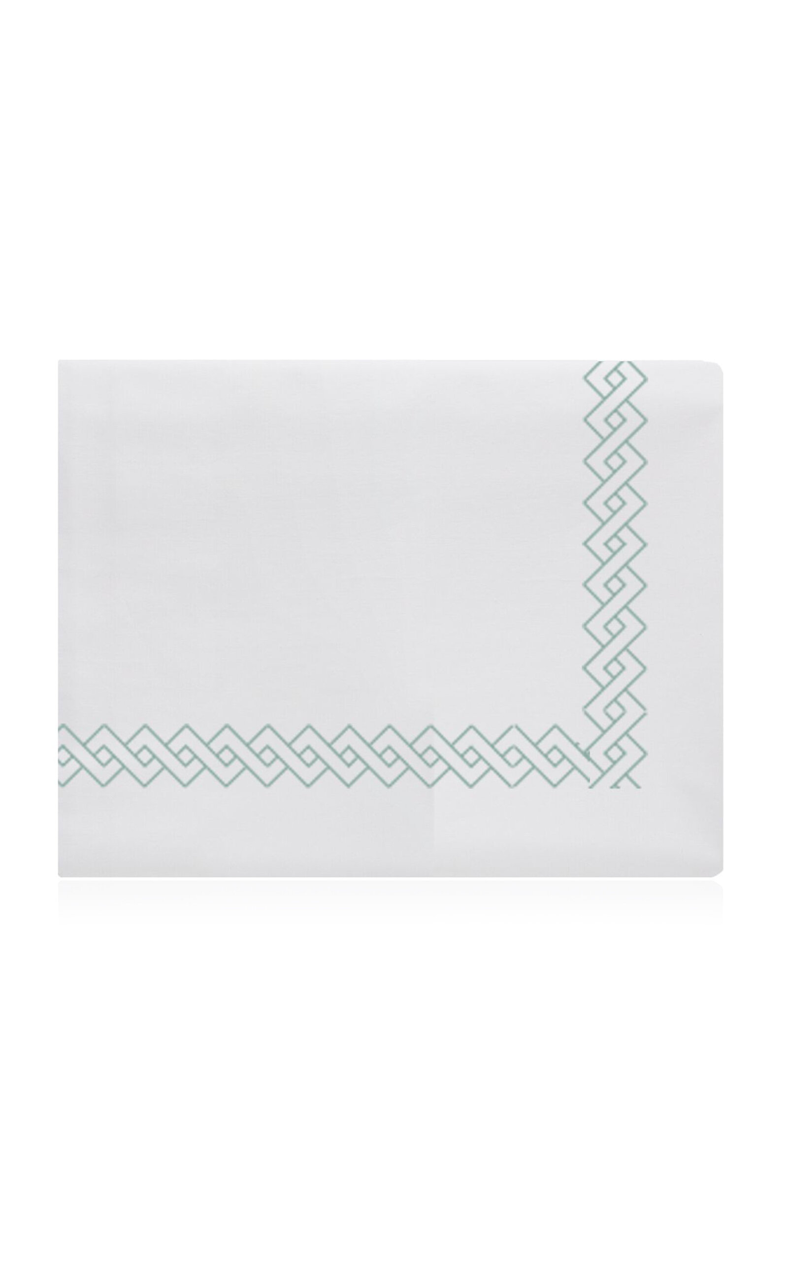 THE LINO Romano Cotton Percal Twin Duvet - Green