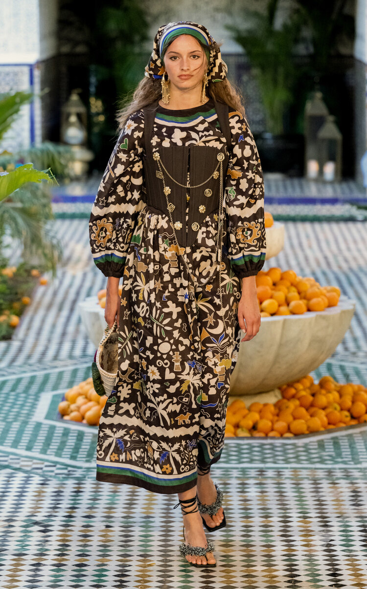 ALÉMAIS Maroc Ramie Midi Dress - Moda Operandi