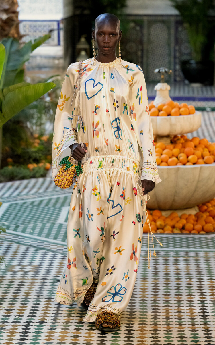 ALÉMAIS Sidi Silk Satin Gown