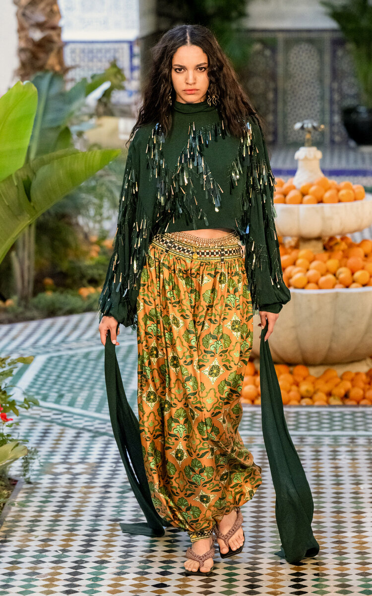 ALÉMAIS Cece Silk Twill Balloon Pants