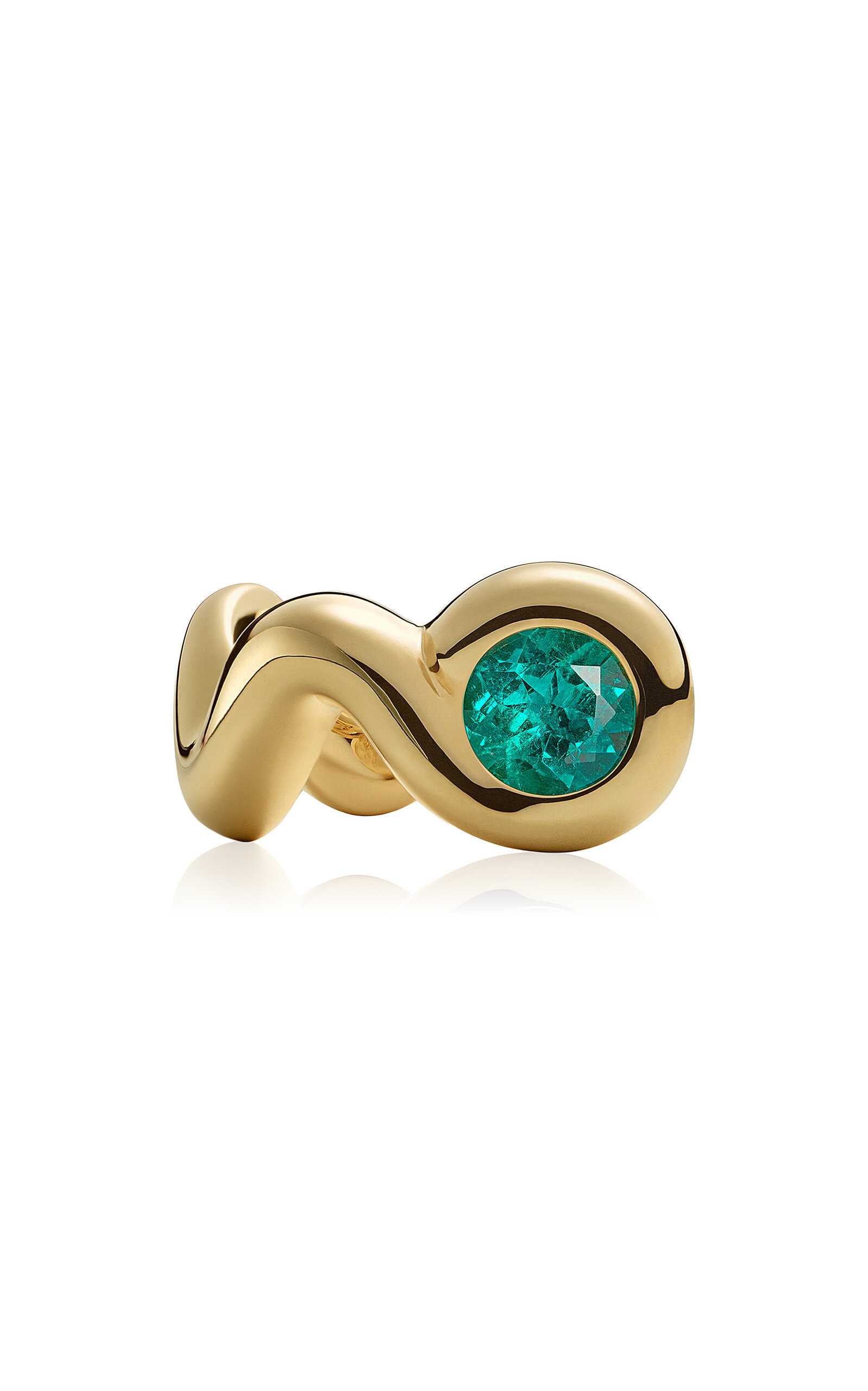 18k Yellow Gold Suzanne Ring Emerald