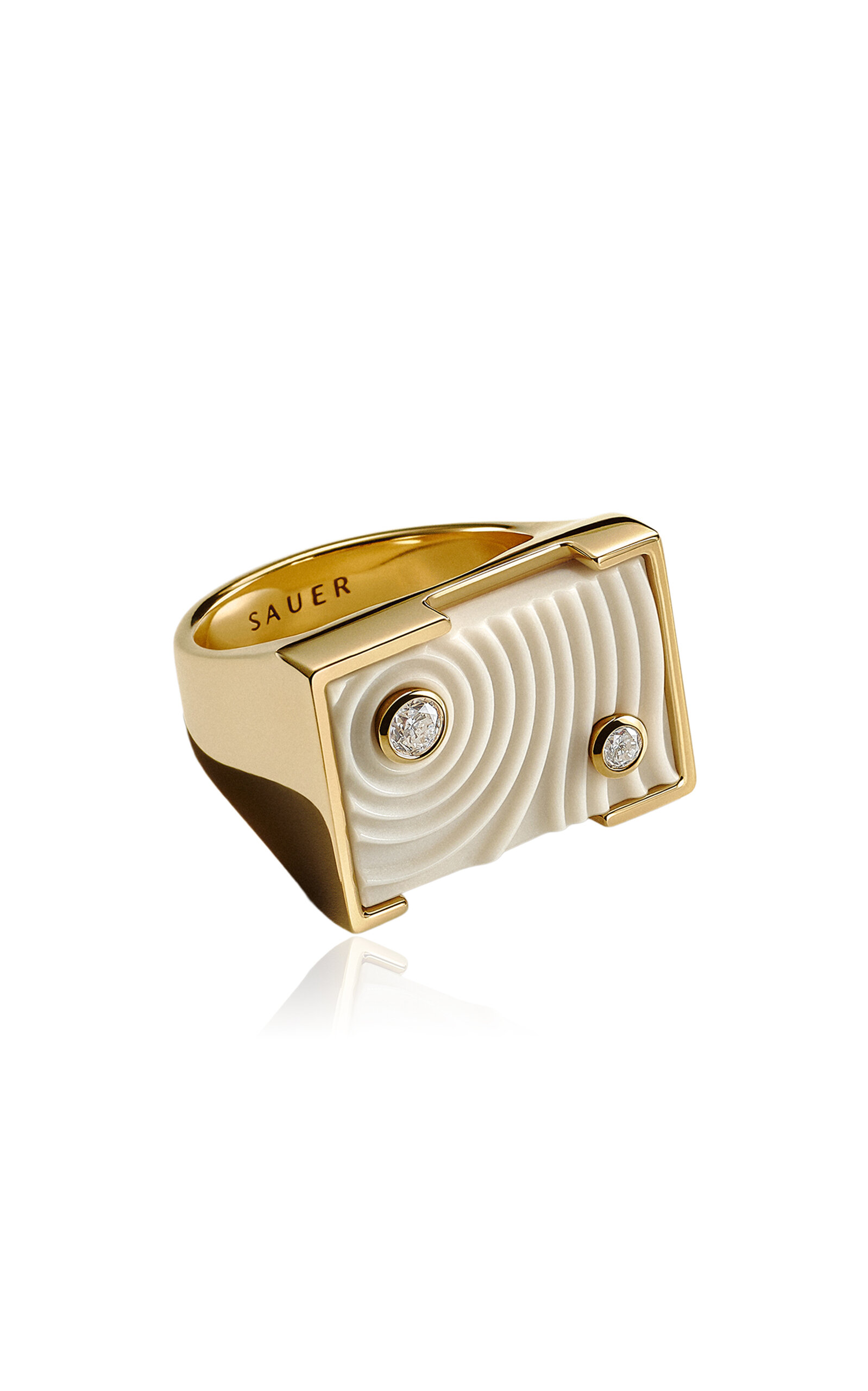 18k Yellow Gold Zen Garden Ring