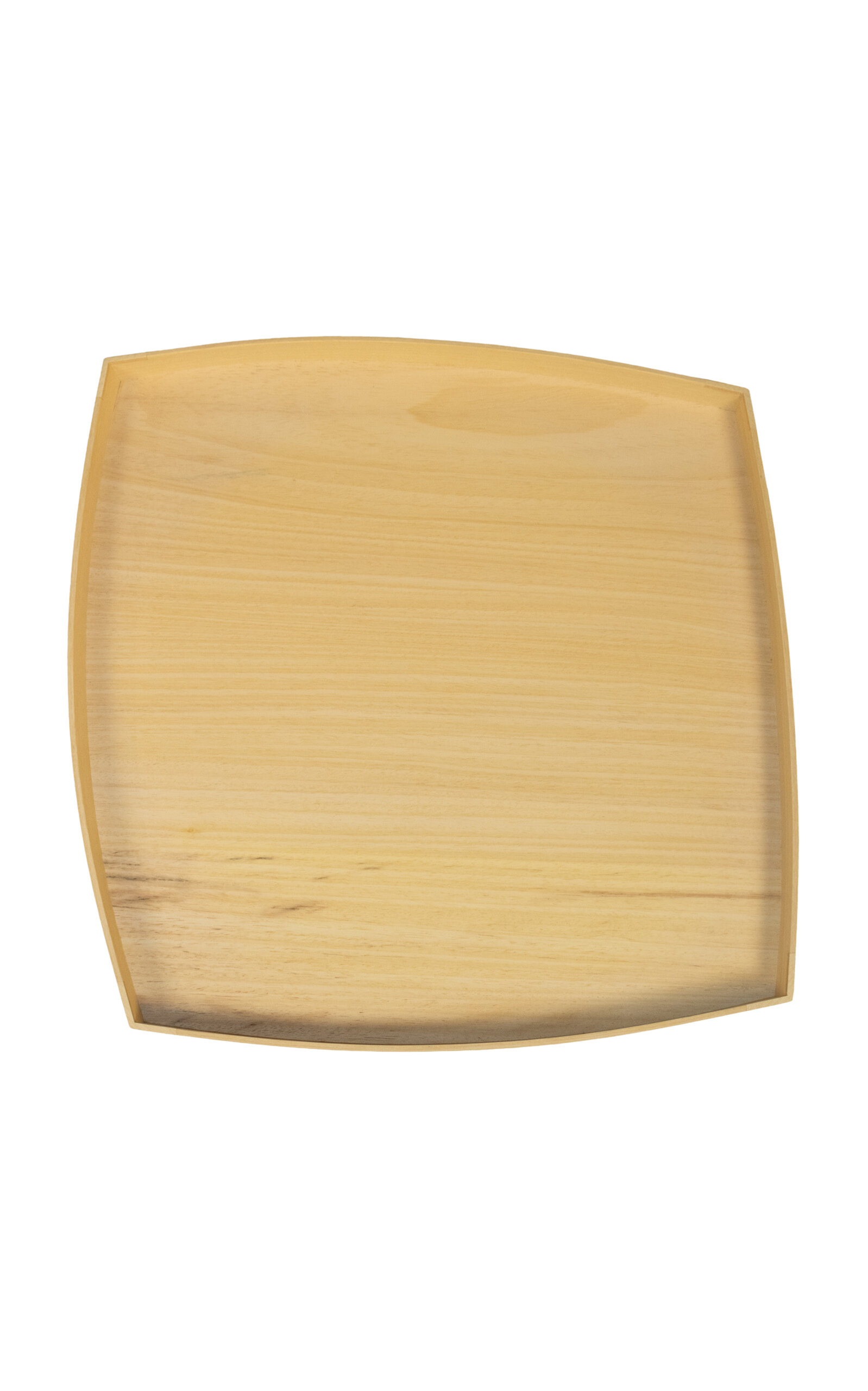 Cortana Geom L; Geometric Trays In Ayous Wood