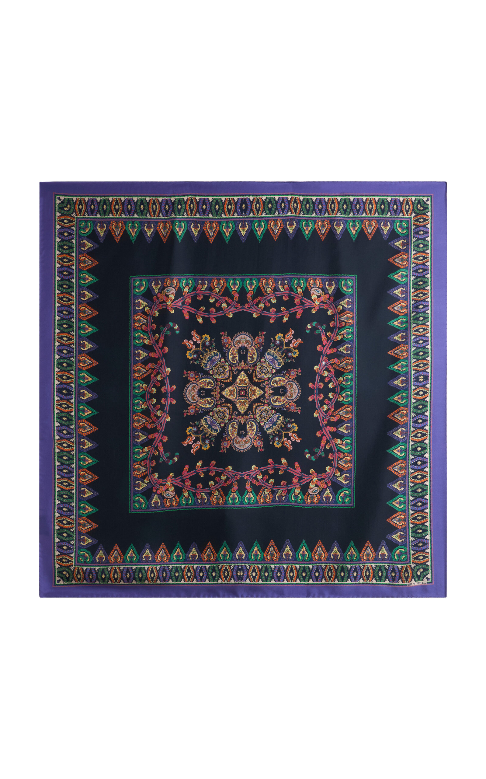 Etro Printed Silk Scarf