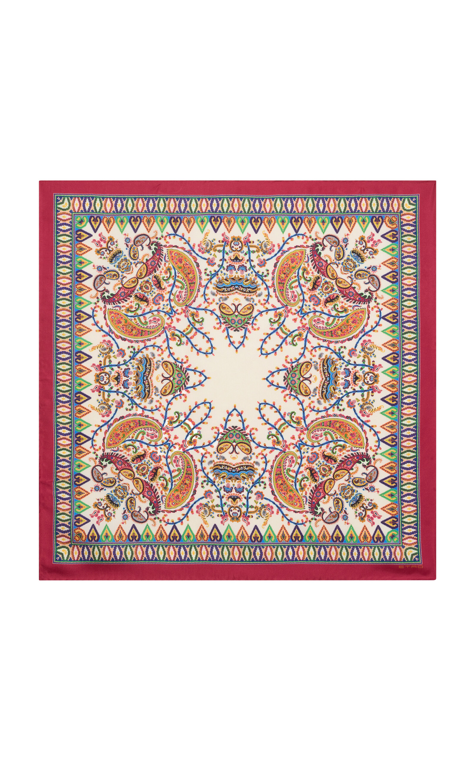 Etro Printed Silk Scarf