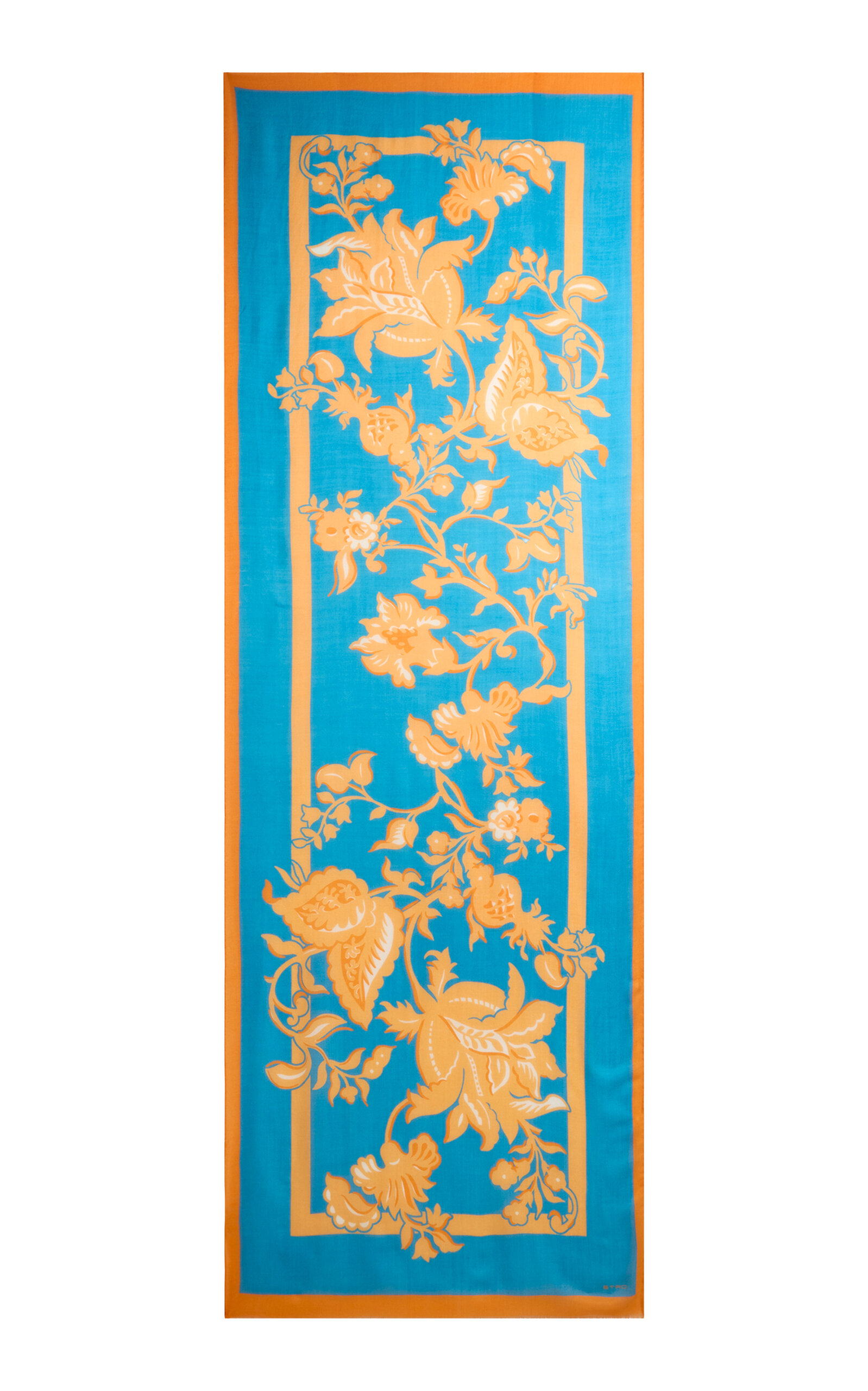 Etro Printed Cashmere Silk Scarf