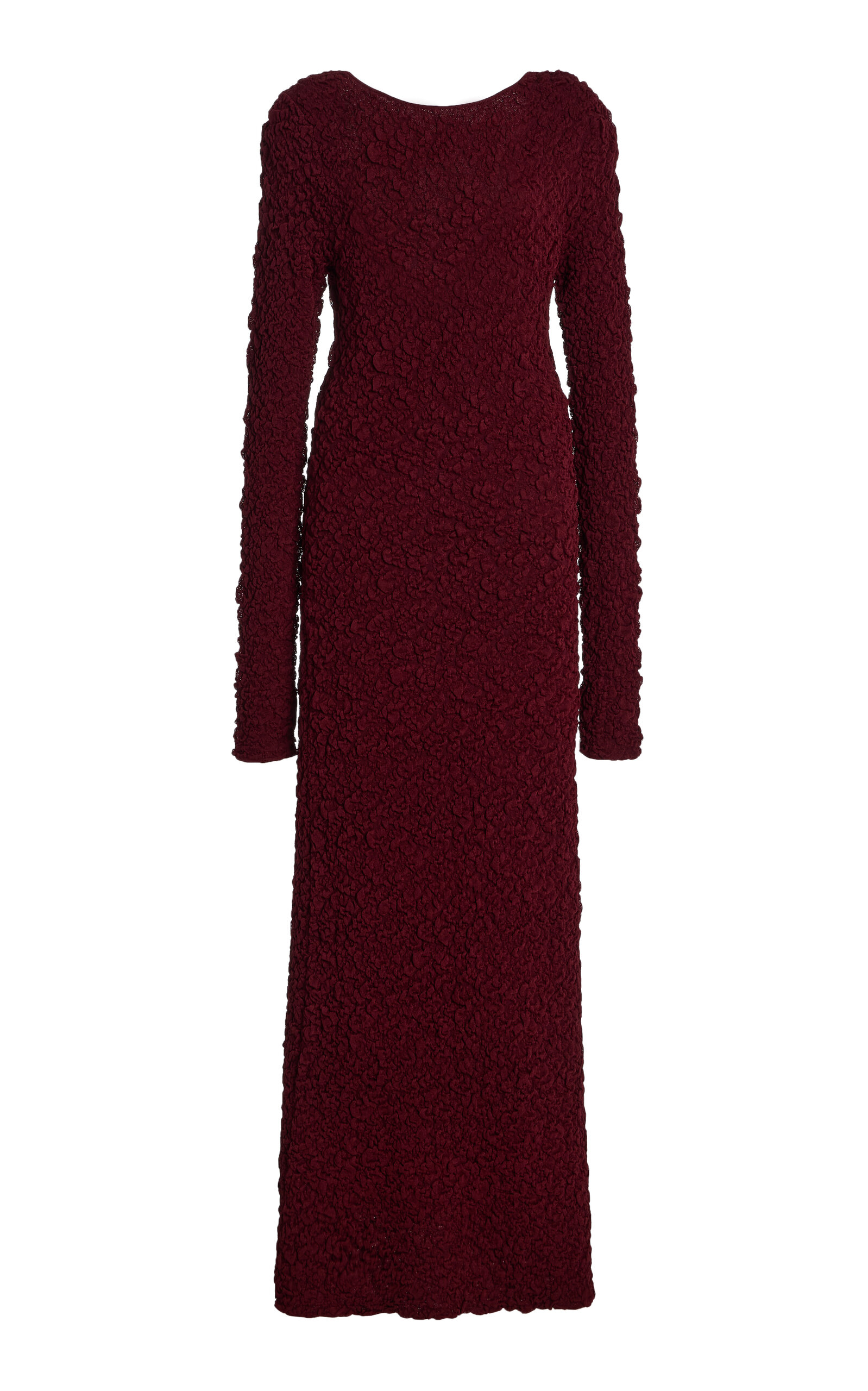 By Malene Birger Venus Smocked Knit Maxi Dress