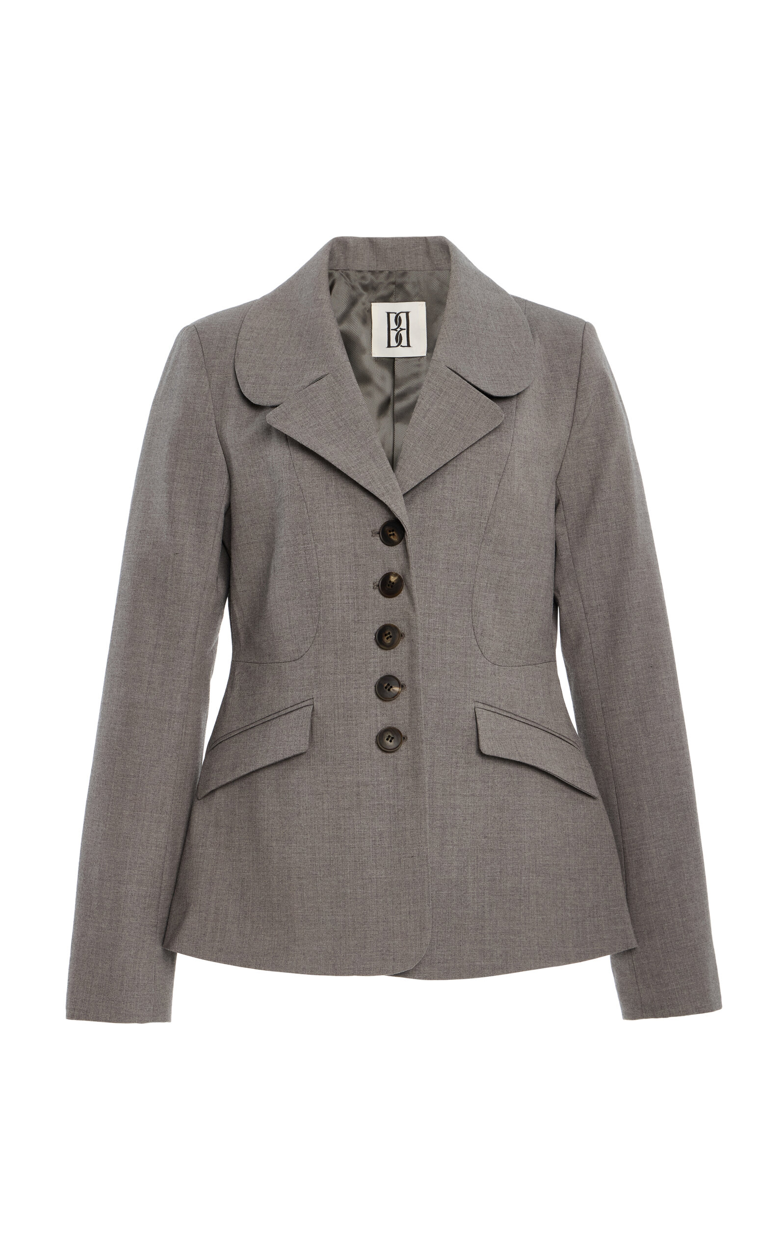By Malene Birger Adrienna Wool Blazer In Gray