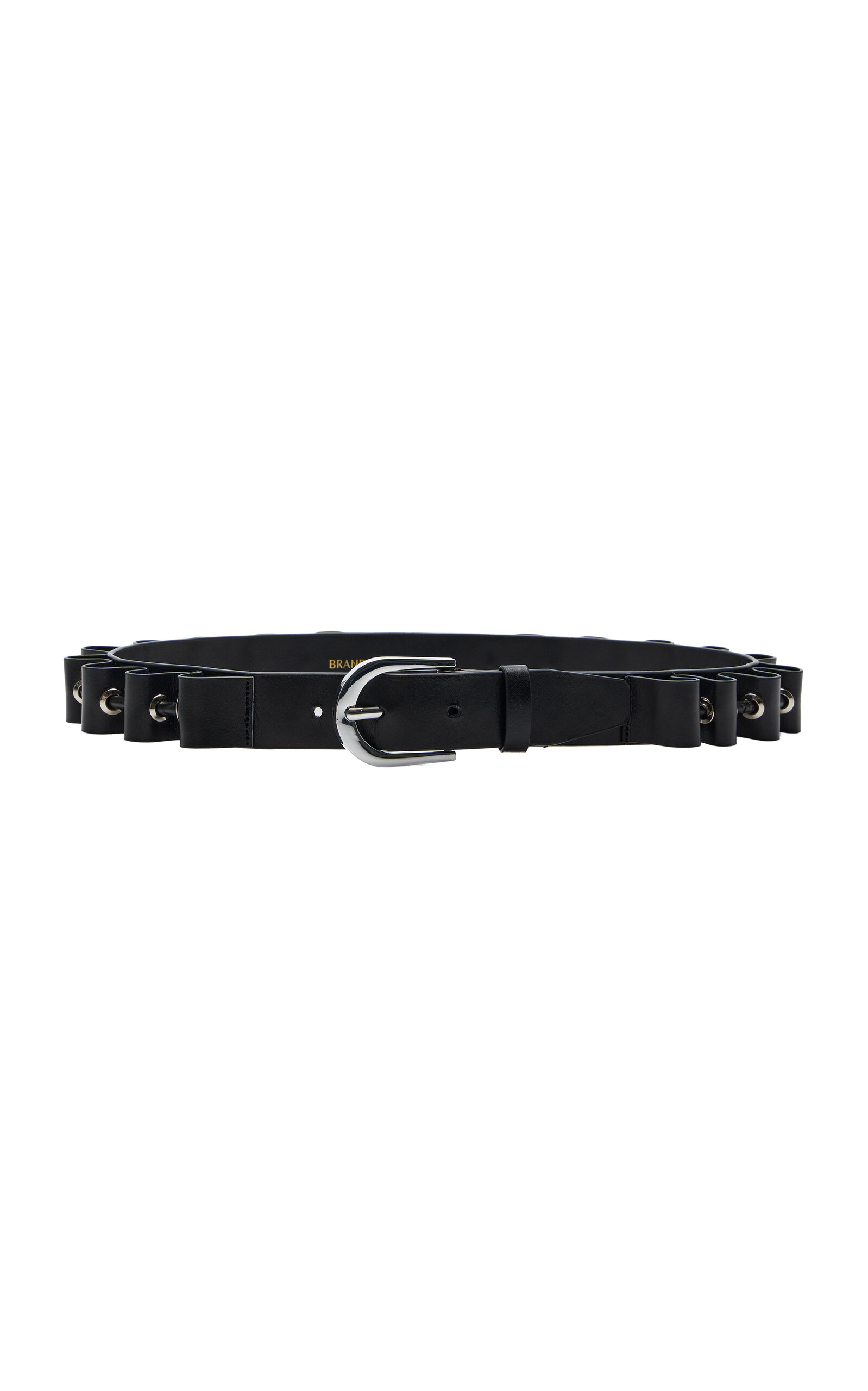 The Steele Eyelet Ruffled Belt