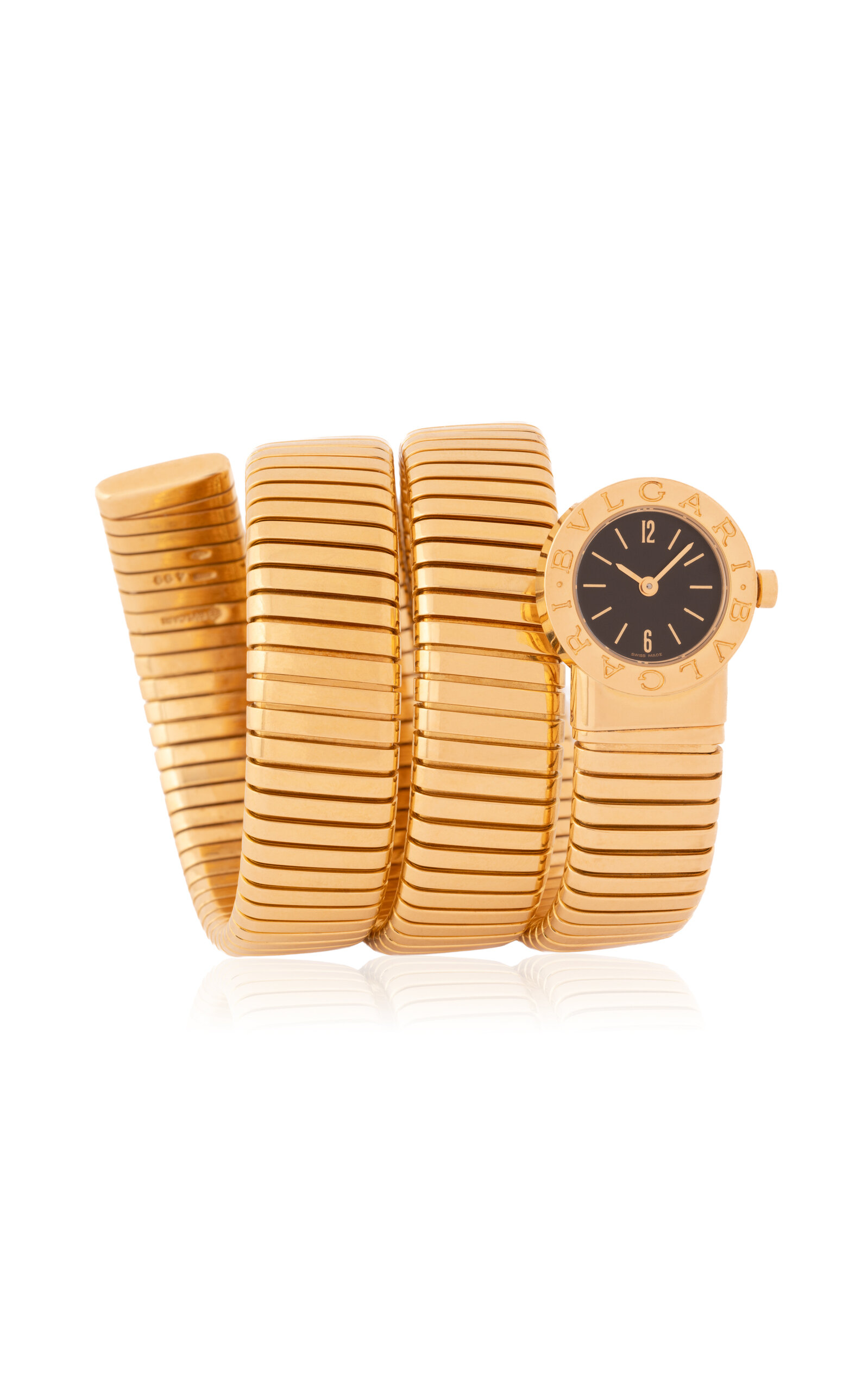 Stephanie Windsor Bvlgari Tubogas Serpenti Vintage Watch - Gold - OS - Moda Operandi