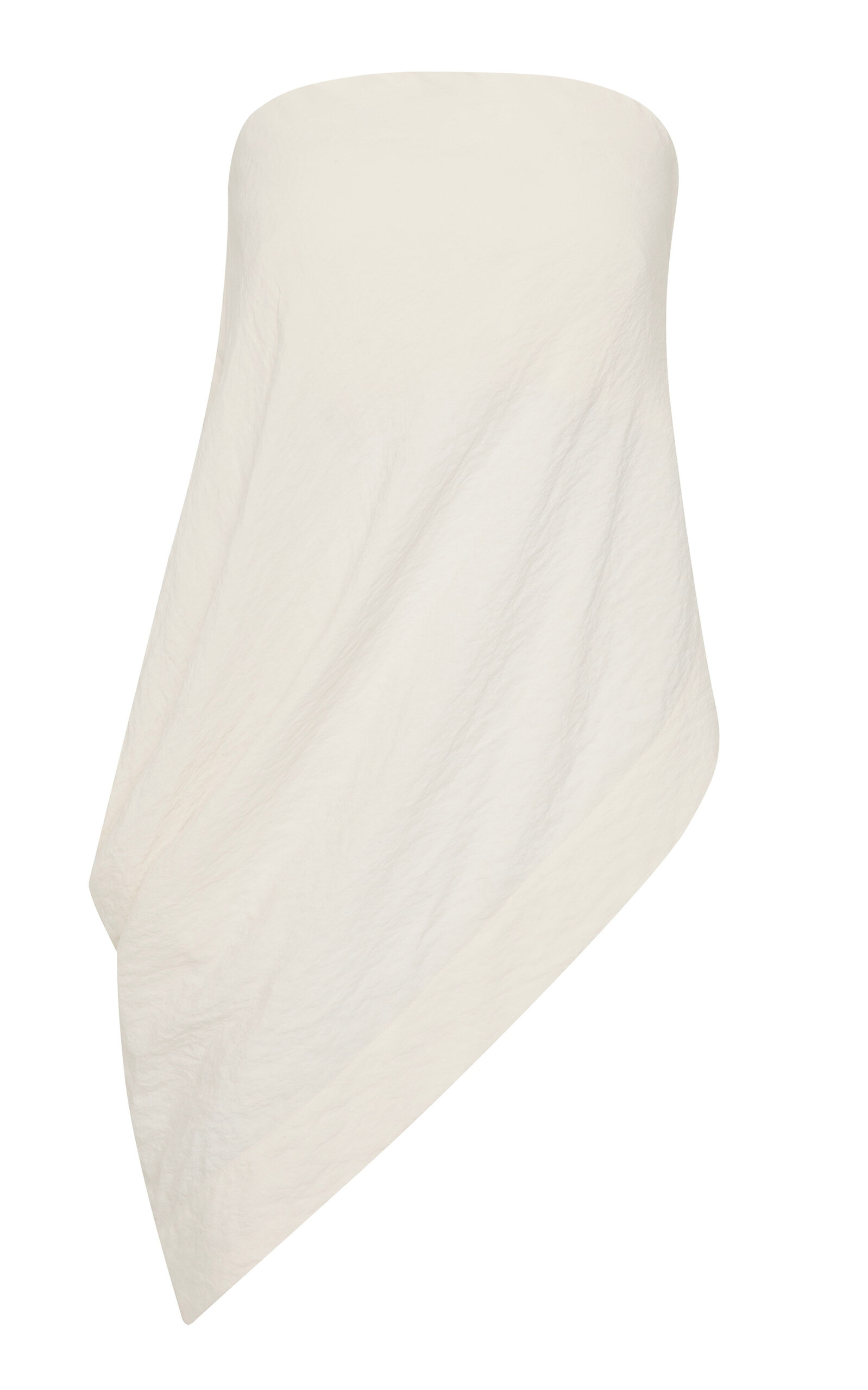 St. Agni Draped Silk-Blend Top