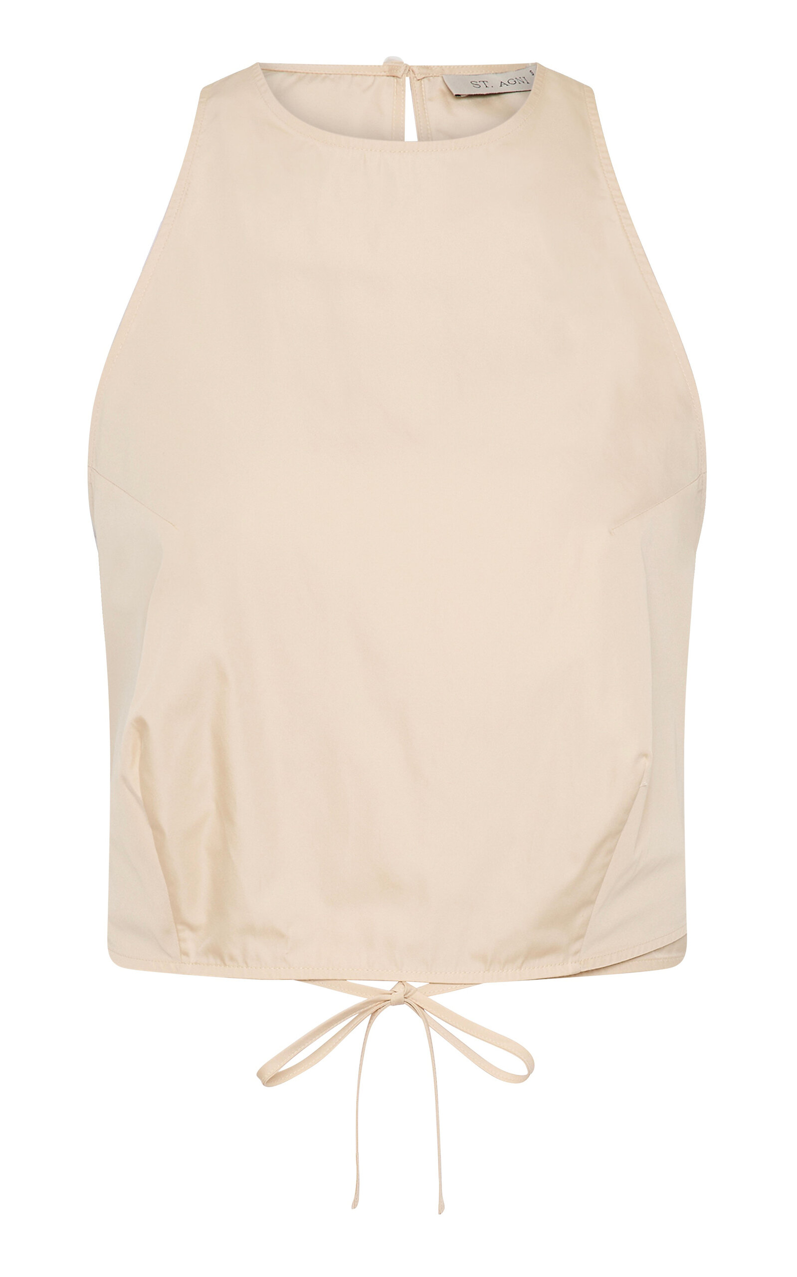 St. Agni Cocoon Paper-Taffeta Top