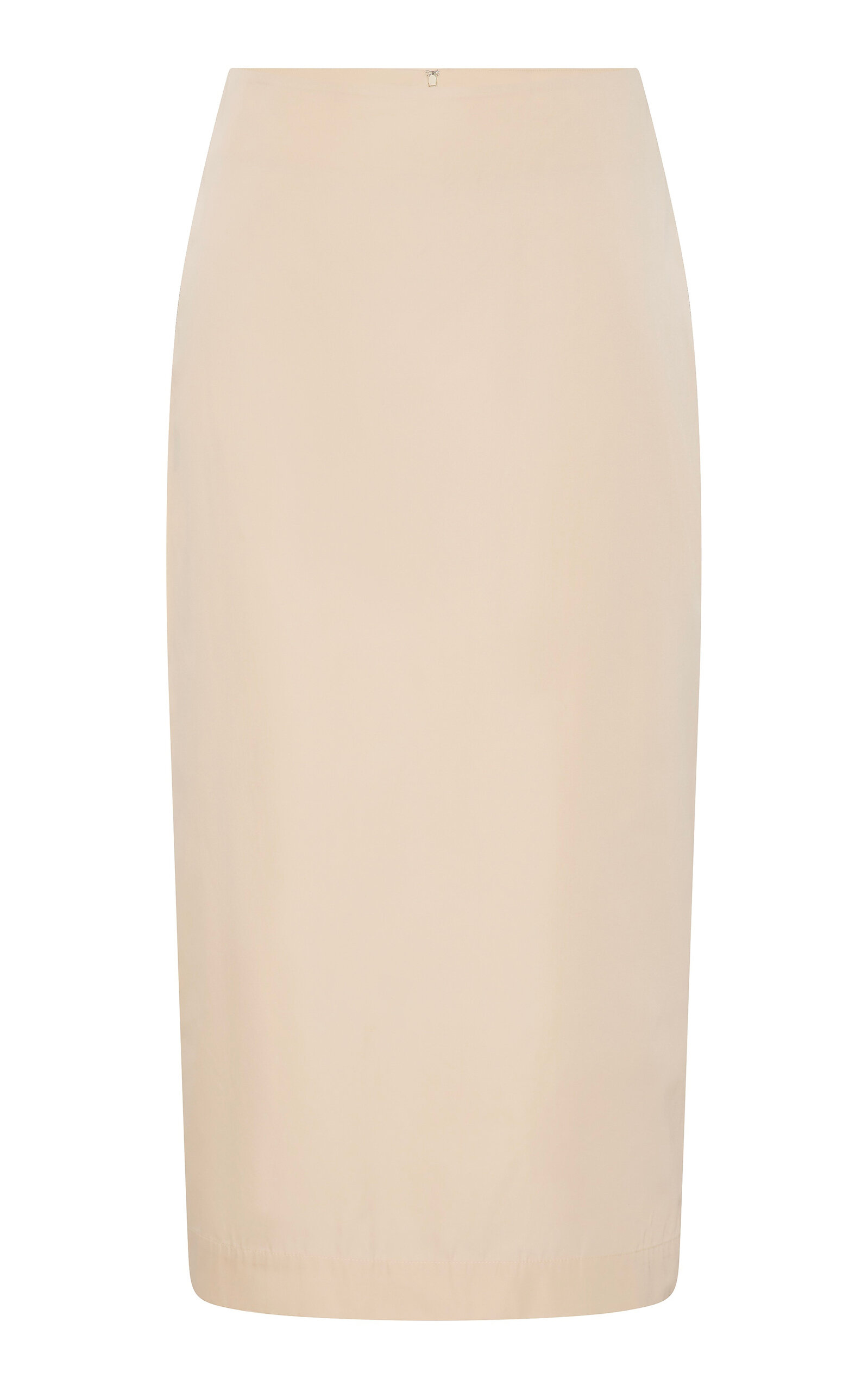 Column Paper-Taffeta Midi Skirt