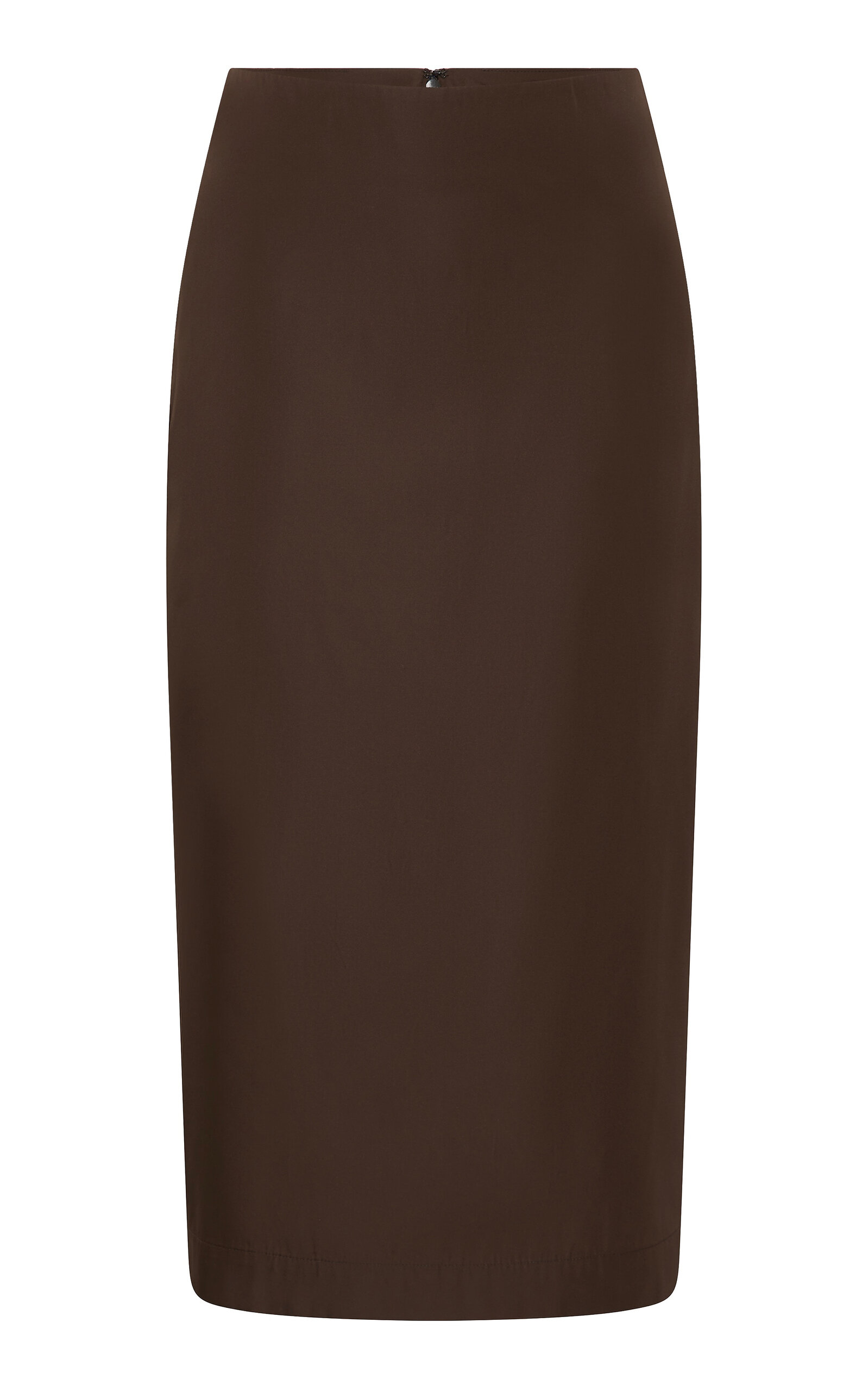 Column Paper-Taffeta Midi Skirt
