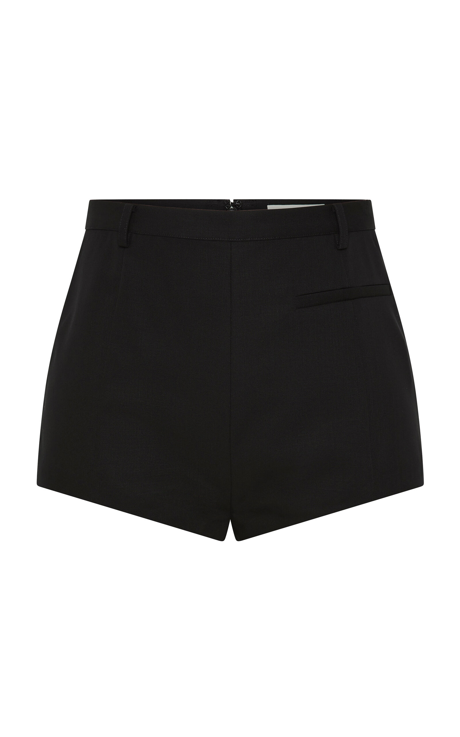 Tailored Wool Mini Shorts