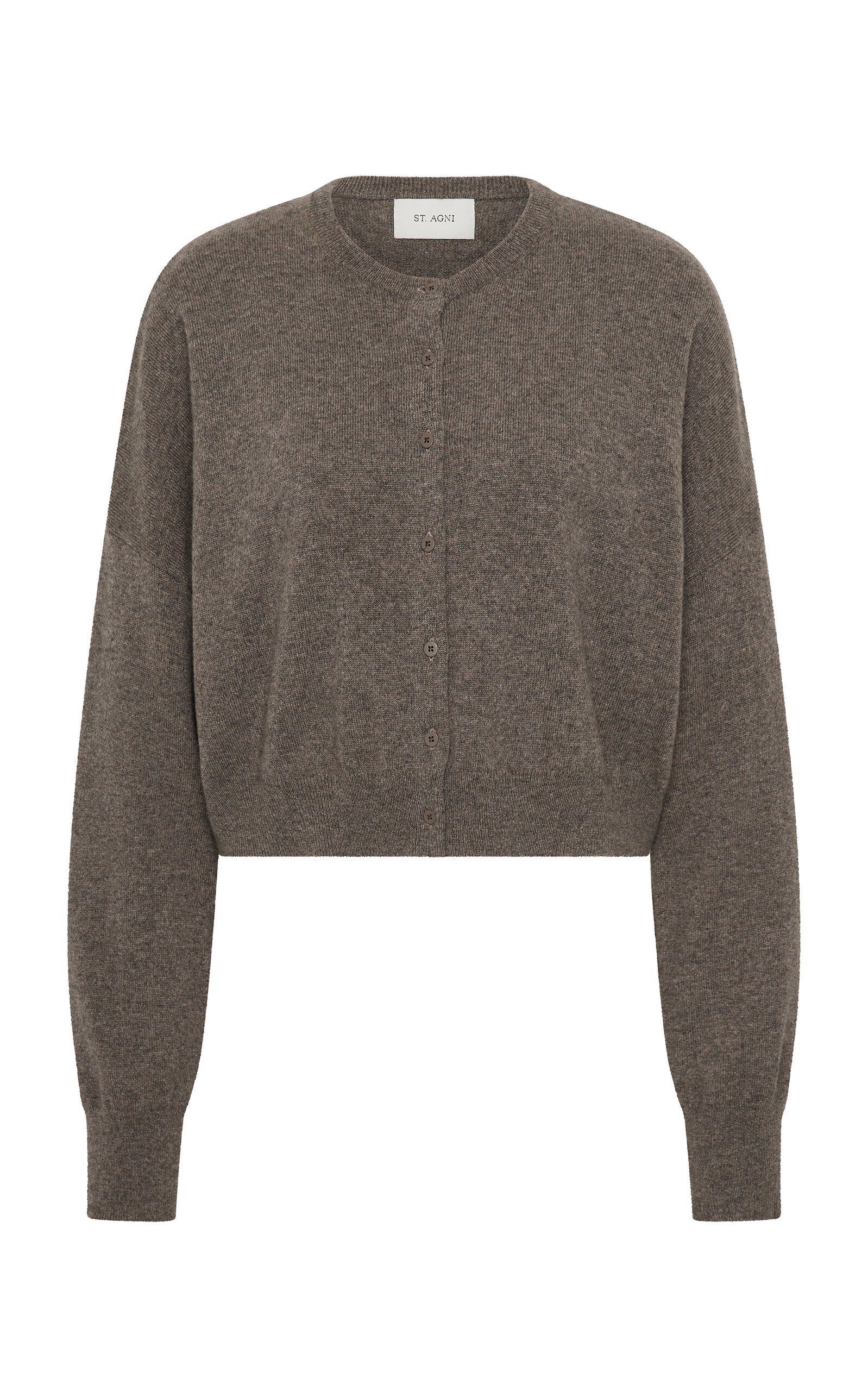 St. Agni Cropped Cashmere Cardigan