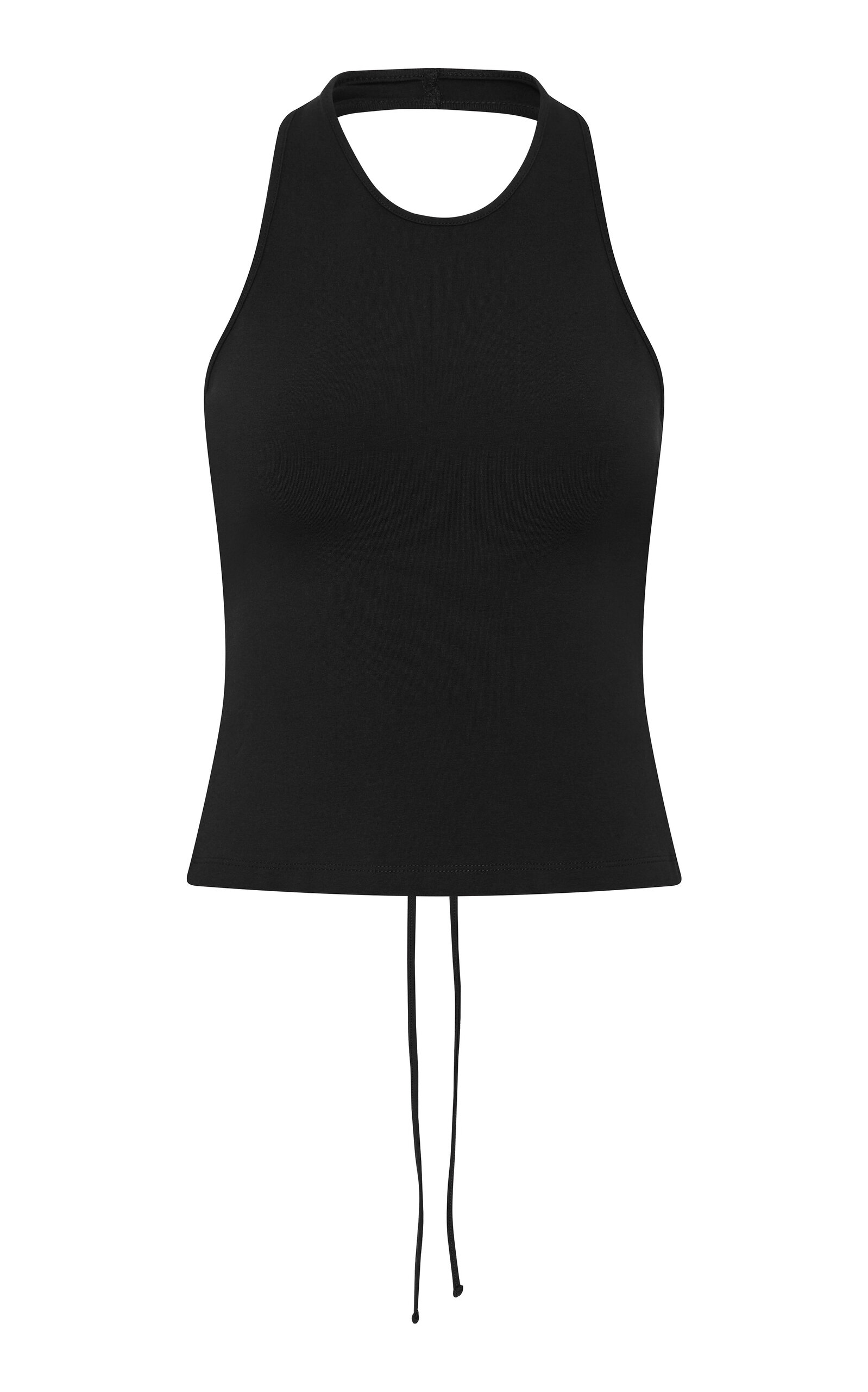 St. Agni Organic-Cotton Halter Wrap Top - Women's Clothing