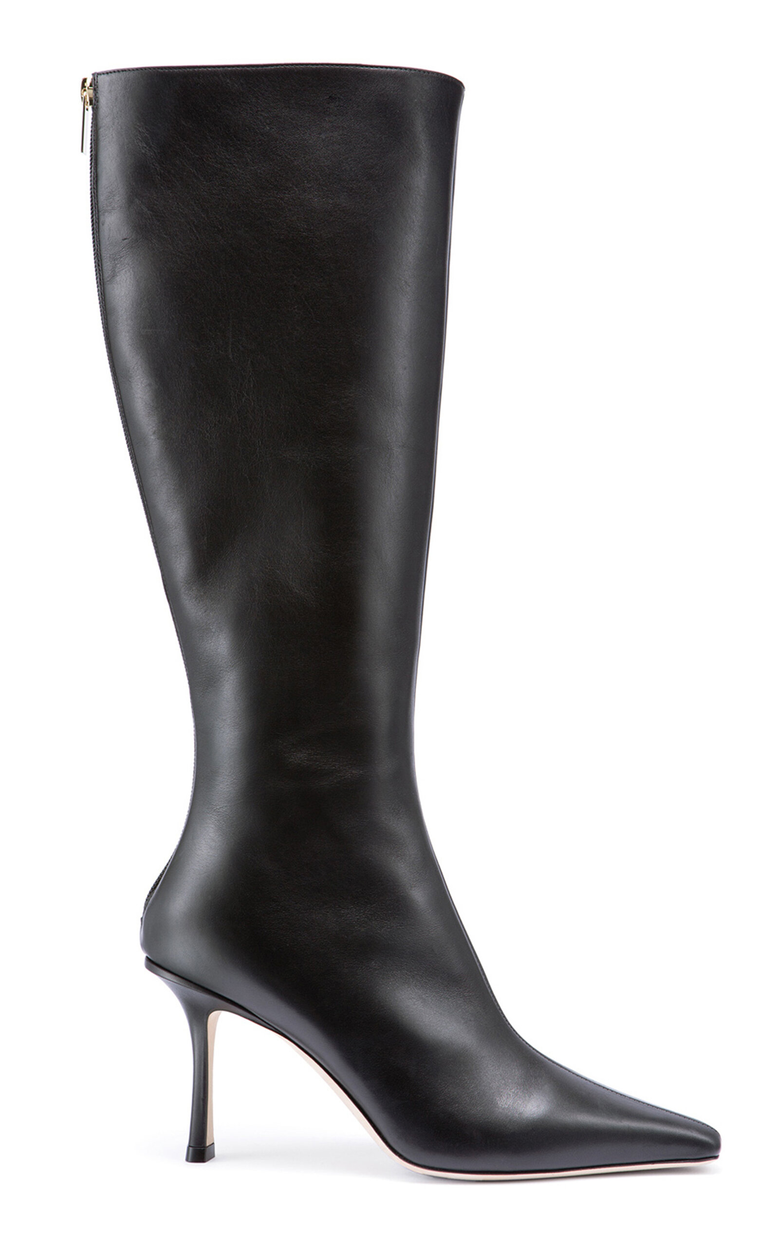 Jimmy Choo Agathe Leather Knee Boots - Moda Operandi