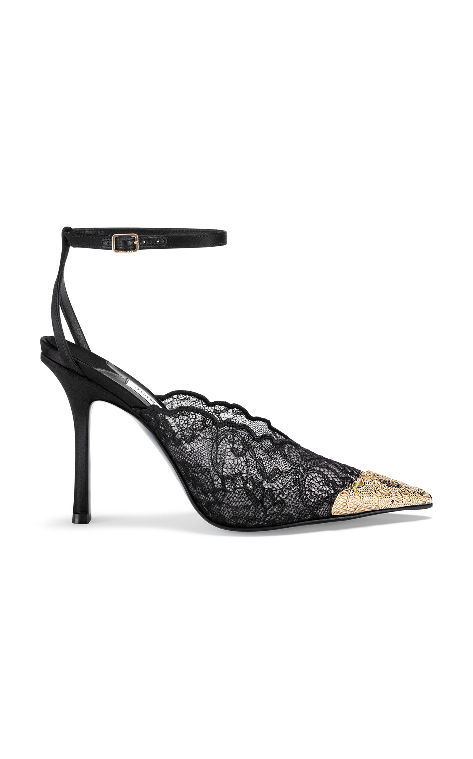 Jimmy Choo - Faiz Lace Pumps - Black - IT 38 - Moda Operandi