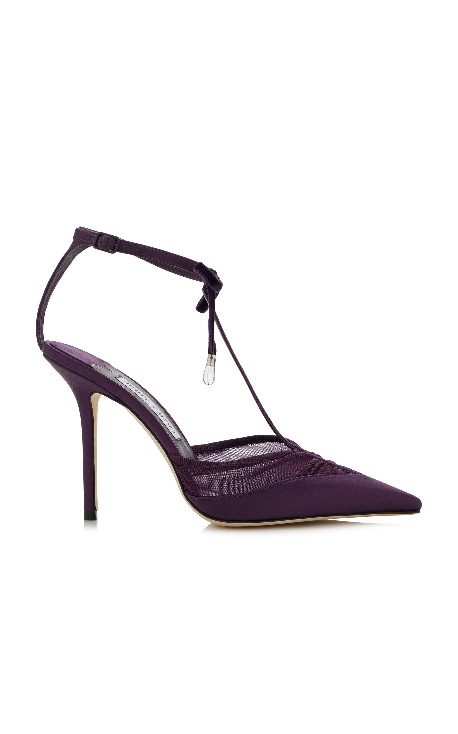 Jimmy Choo Afia Satin Pumps