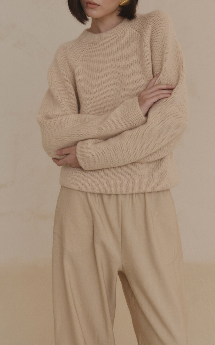 Lina Alpaca-Blend Sweater