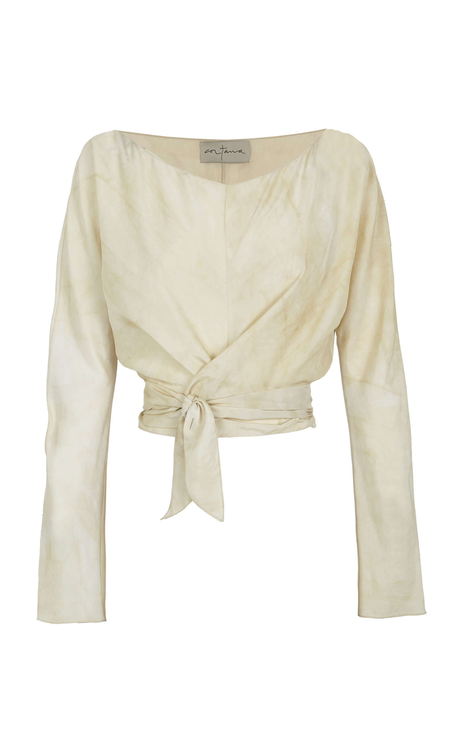 Dream Boatneck Silk Wrap Top