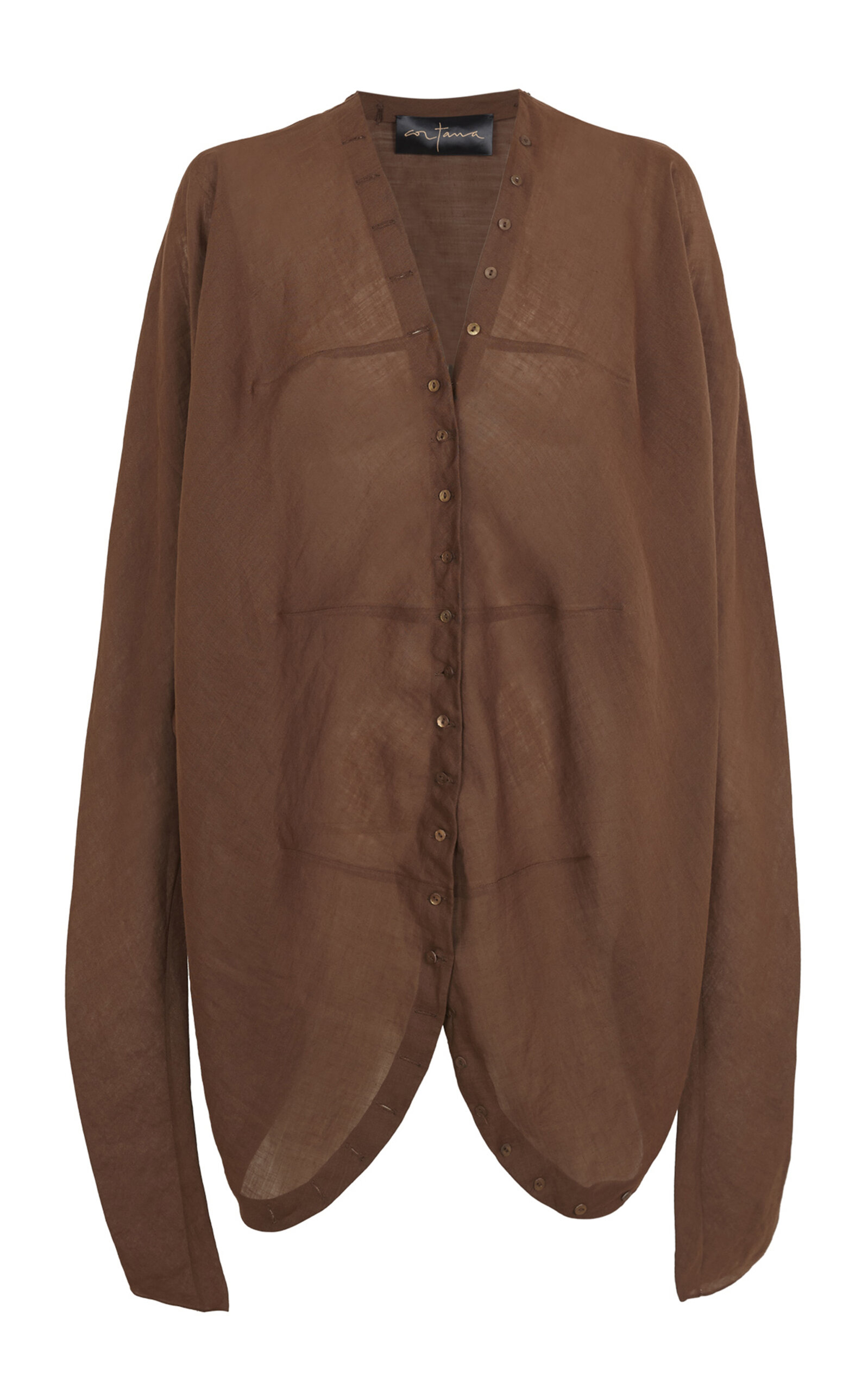 Cortana Piano Relaxed Button-Down Shirt