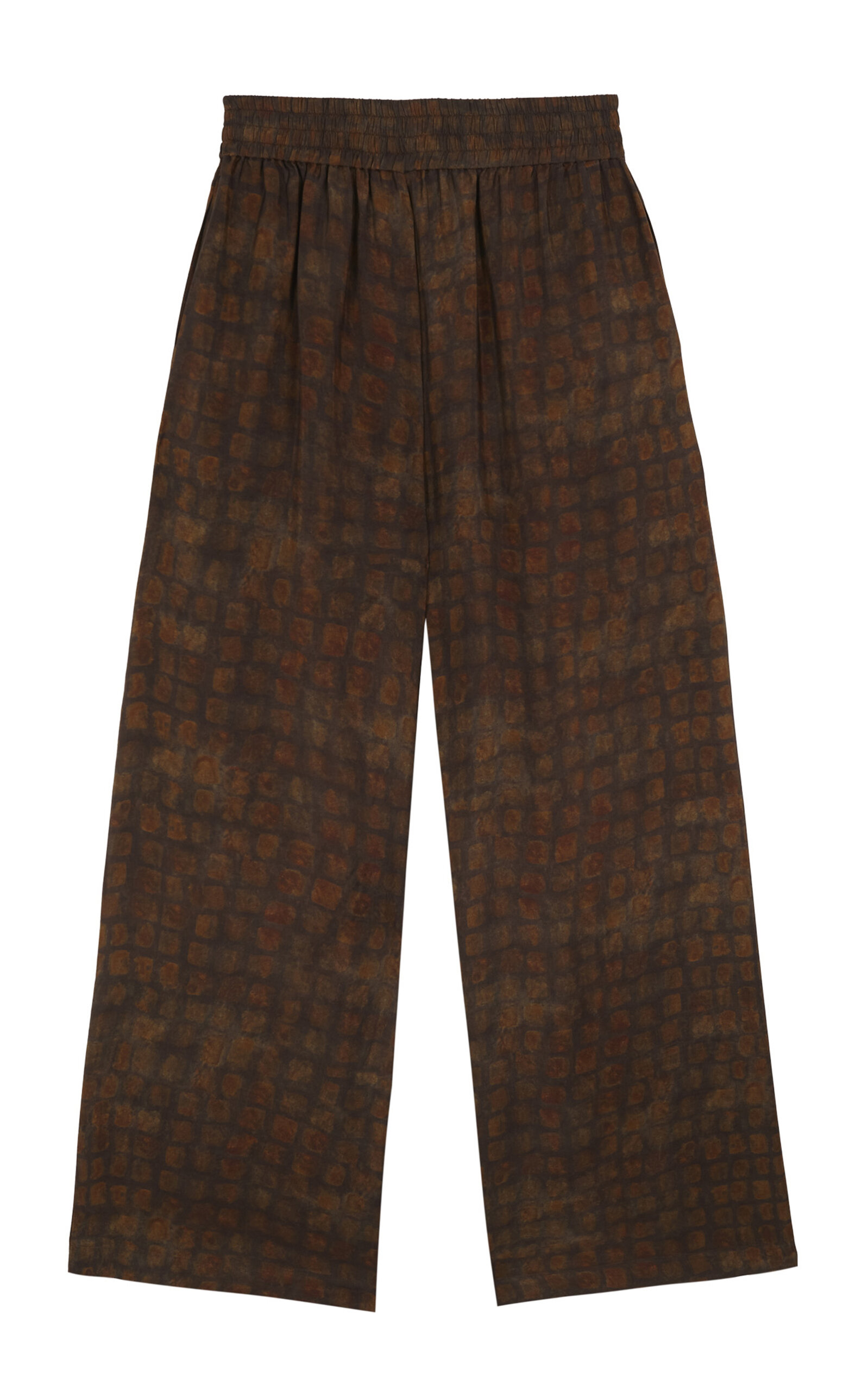 Cortana Cassiopea Printed Wide-Leg Pants
