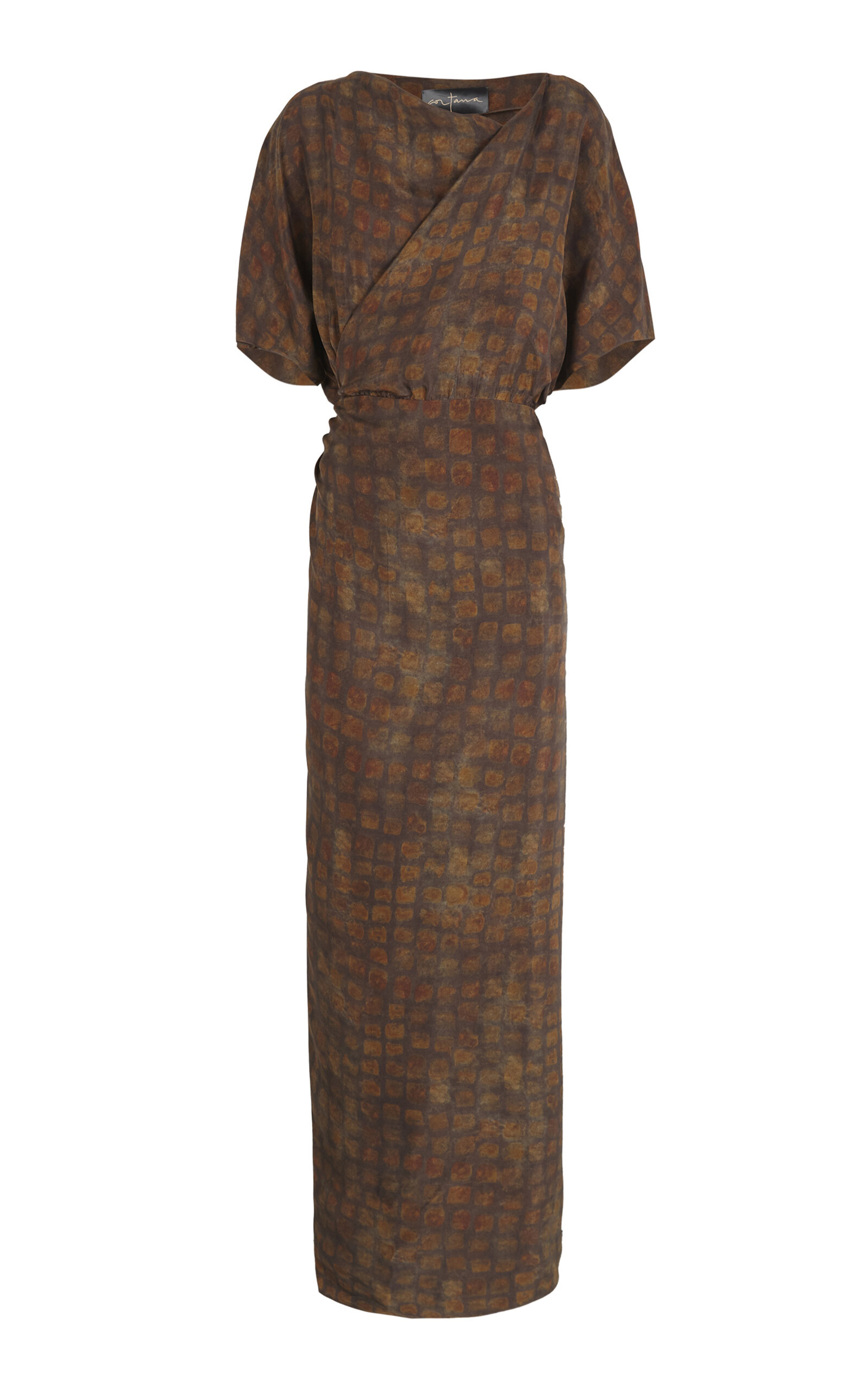 Cassiopea Ruched Maxi Dress