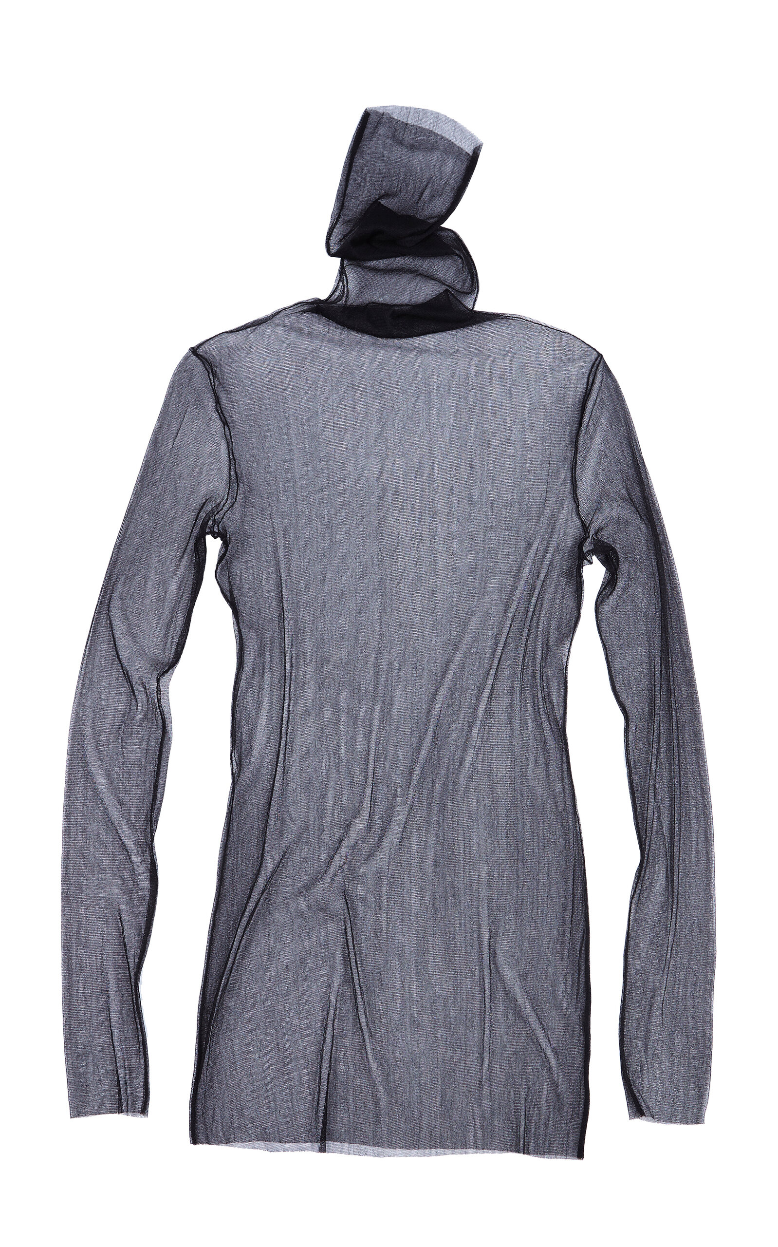 Cisne Sheer Tulle Turtleneck Top