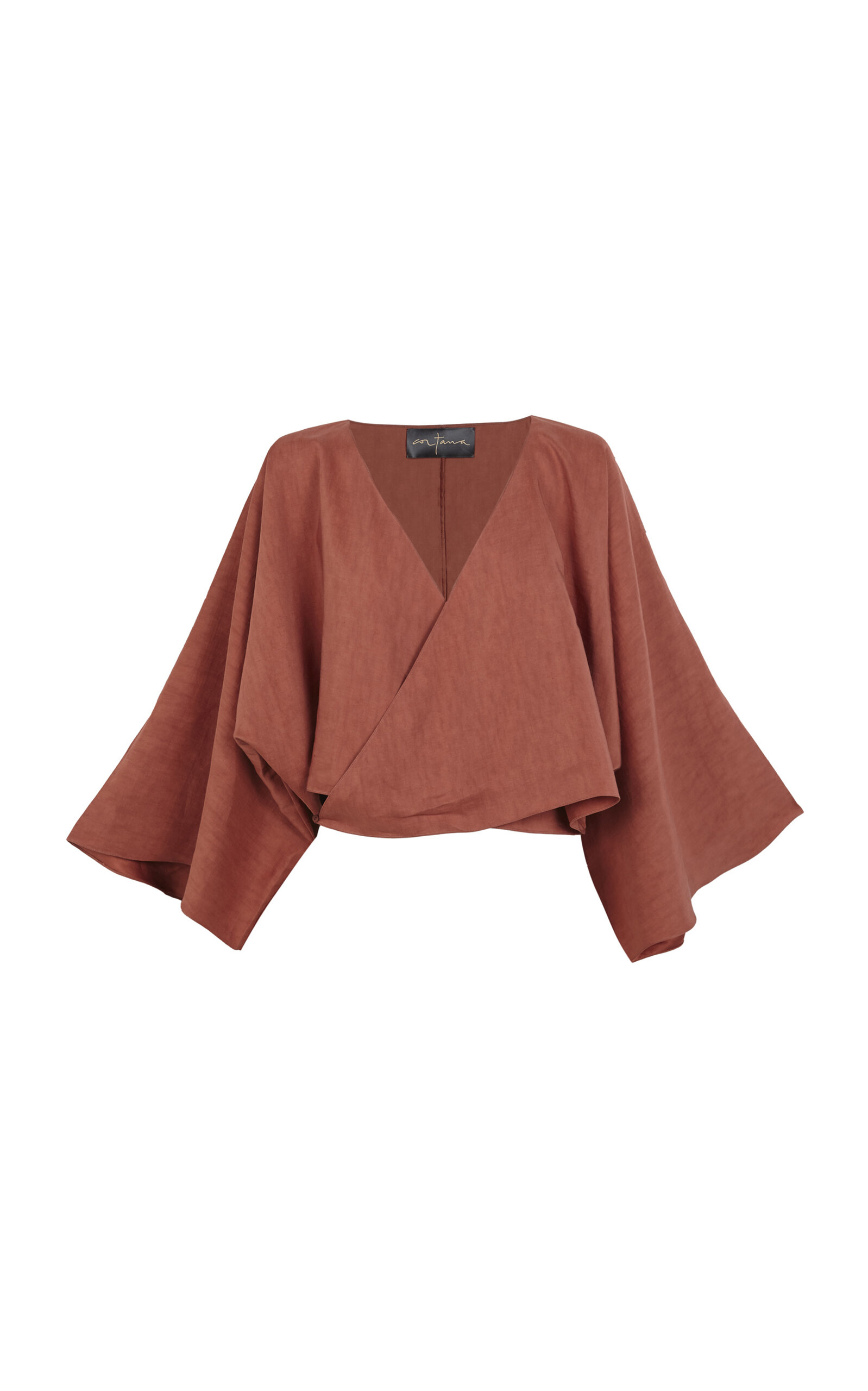 Glow Bell Sleeve Draped Jacket