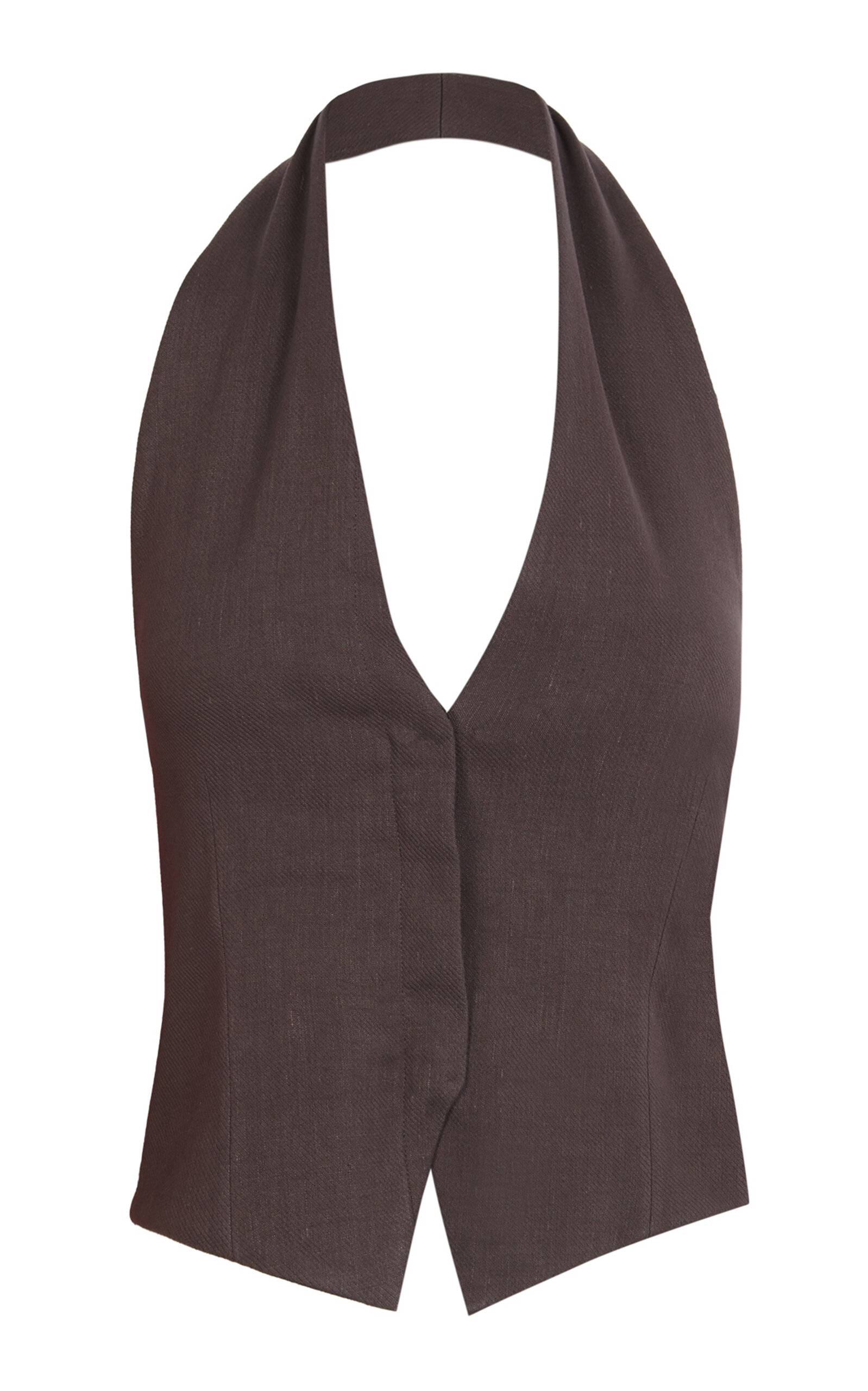 Umbra Wool-Blend Cropped Vest