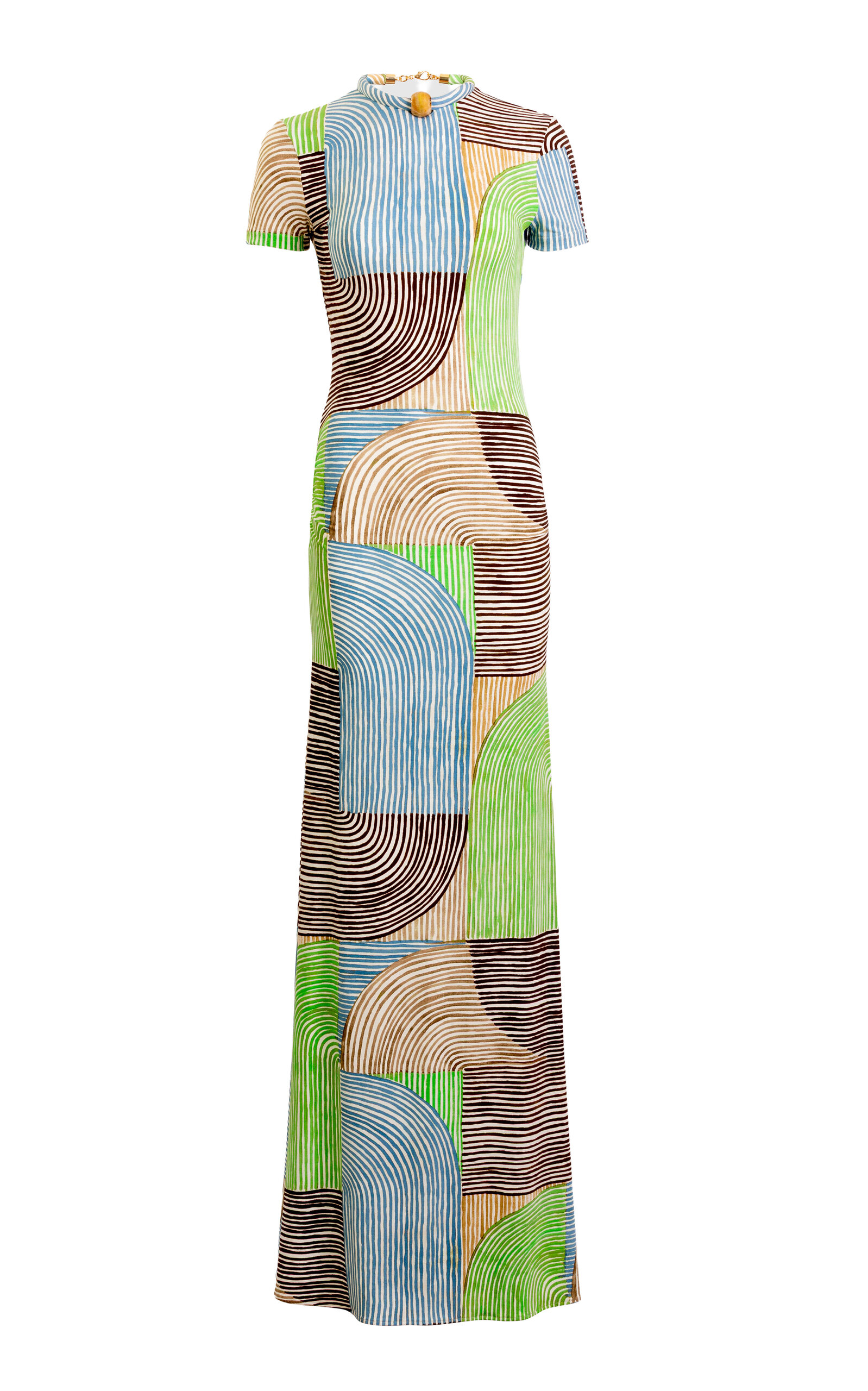 Silvia Tcherassi Yara Patchwork Maxi Dress