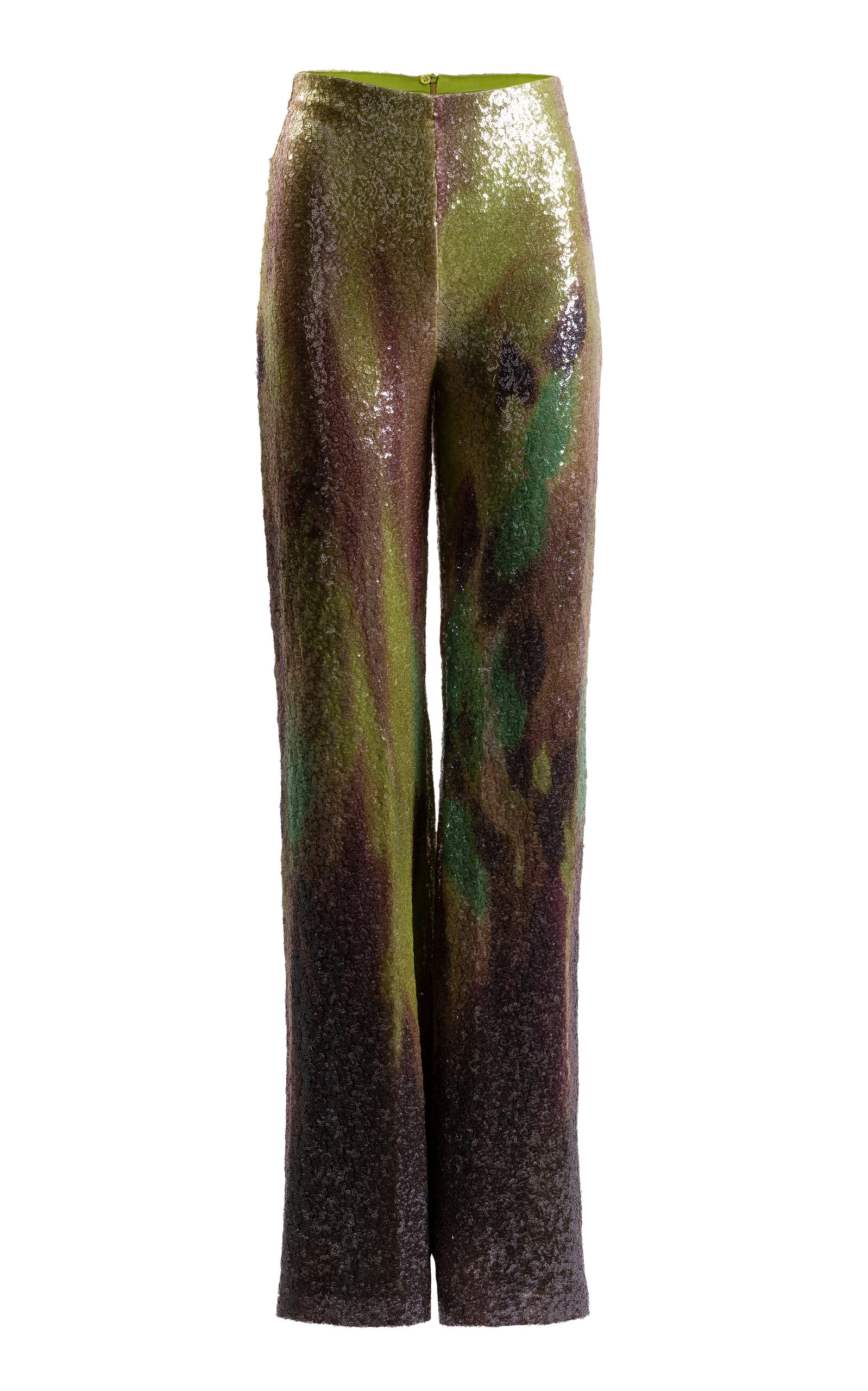 Silvia Tcherassi Dalal Abstract Sequin Pants In Multi