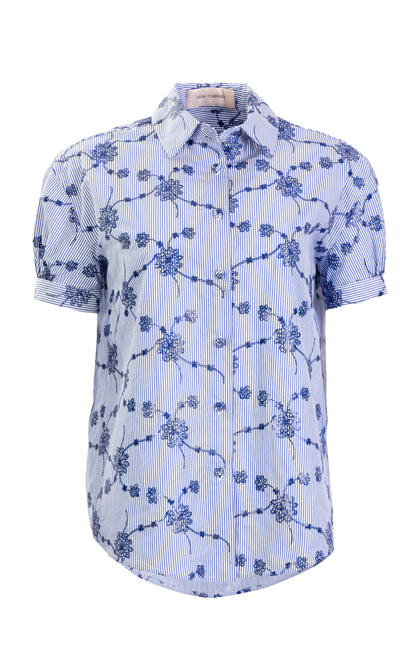 Silvia Tcherassi Ileana Cotton Floral Shirt