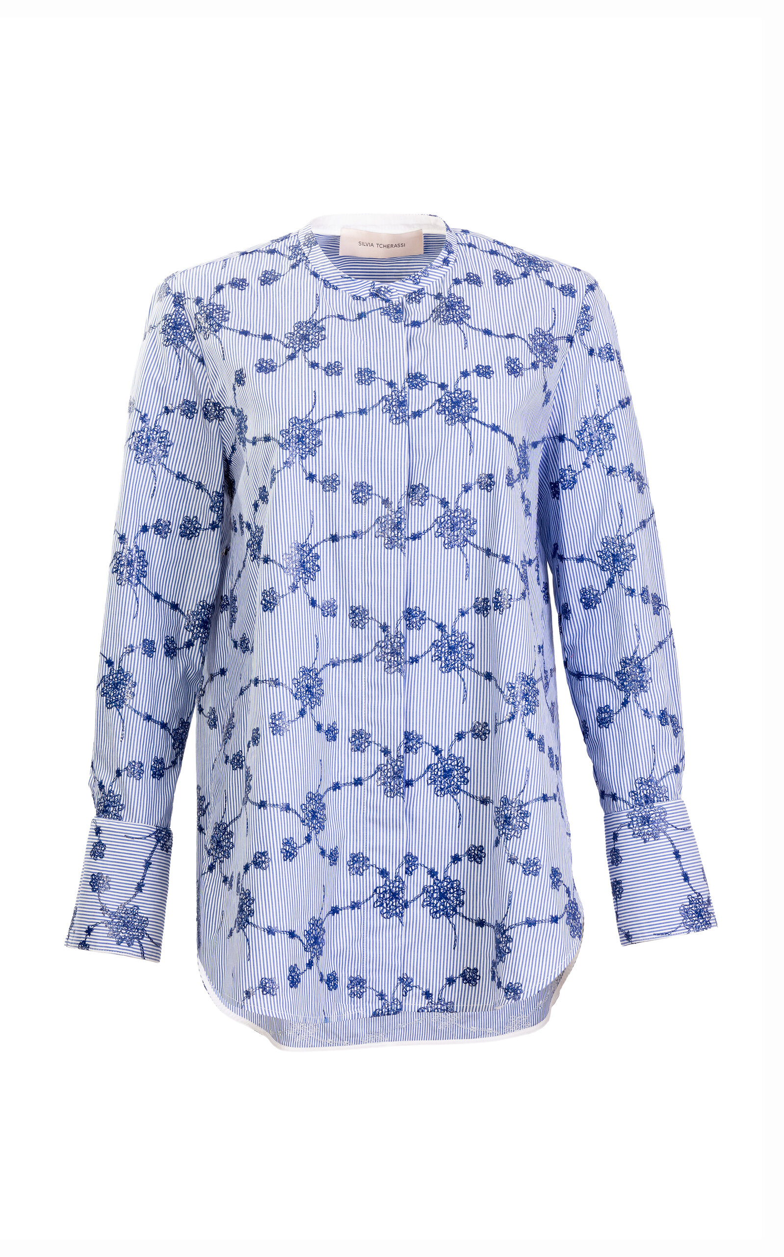 Silvia Tcherassi Cubillos Cotton Floral Blouse