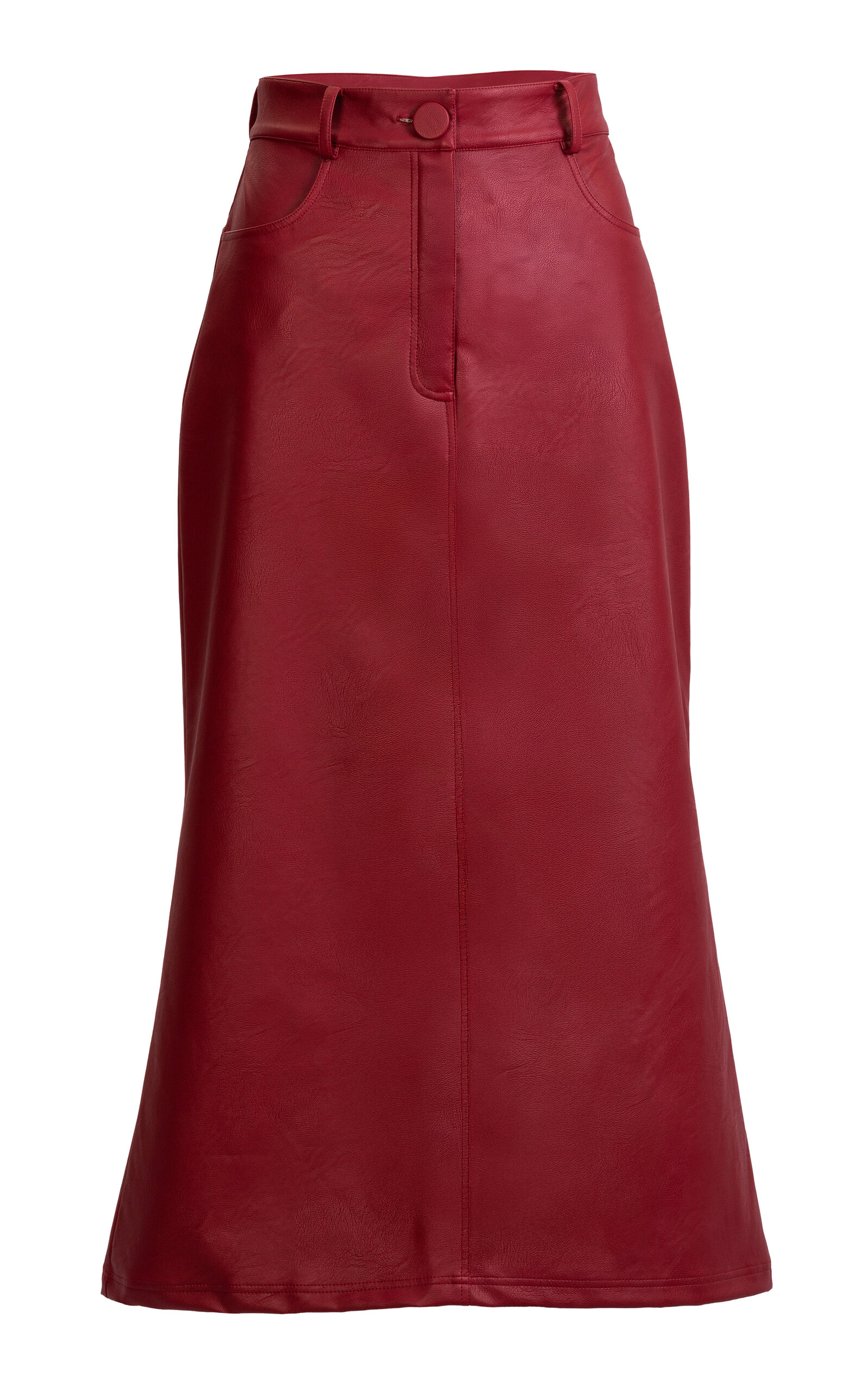 Silvia Tcherassi Layan Midi Skirt In Red