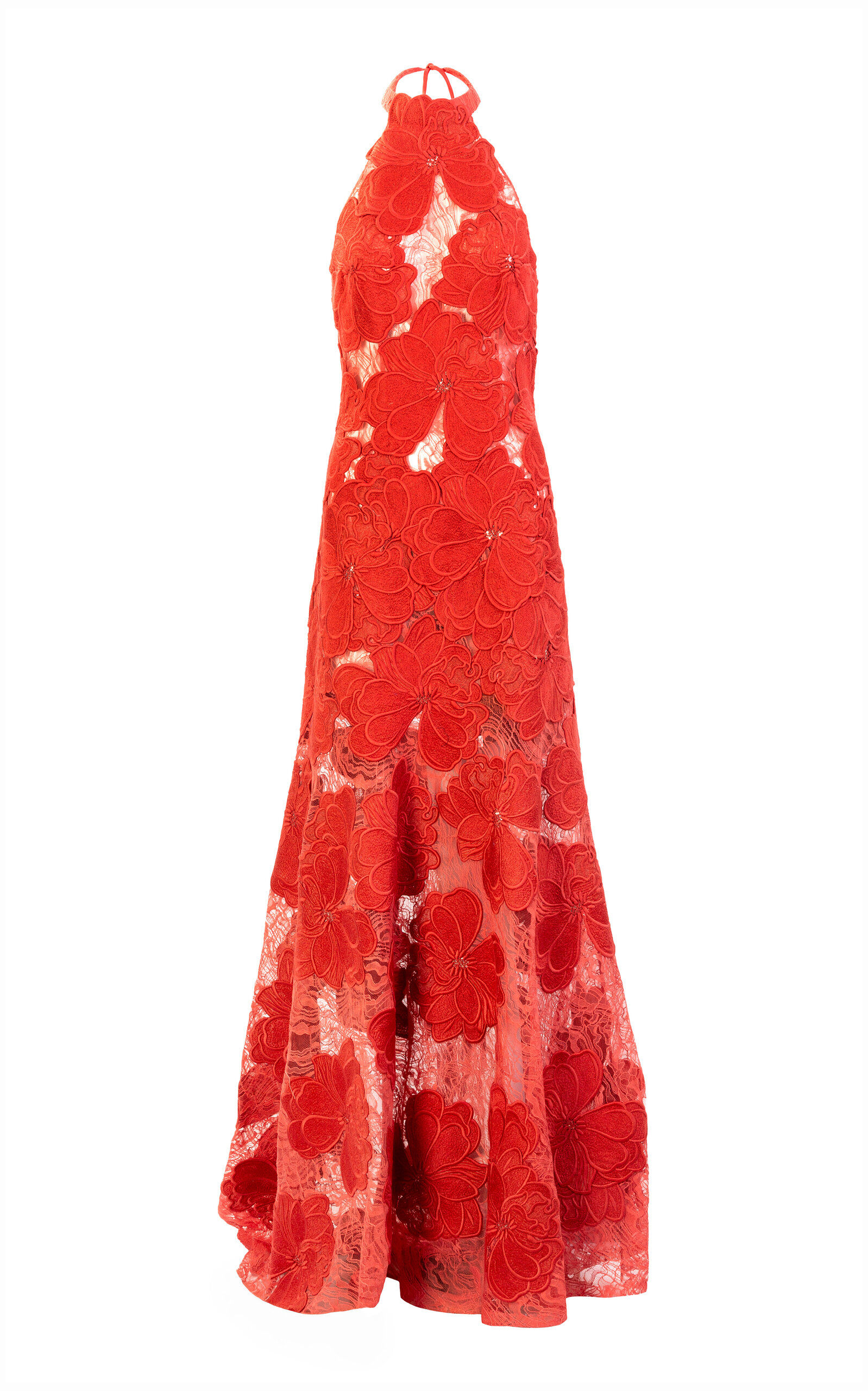 Silvia Tcherassi Mab Sheer Halter Dress