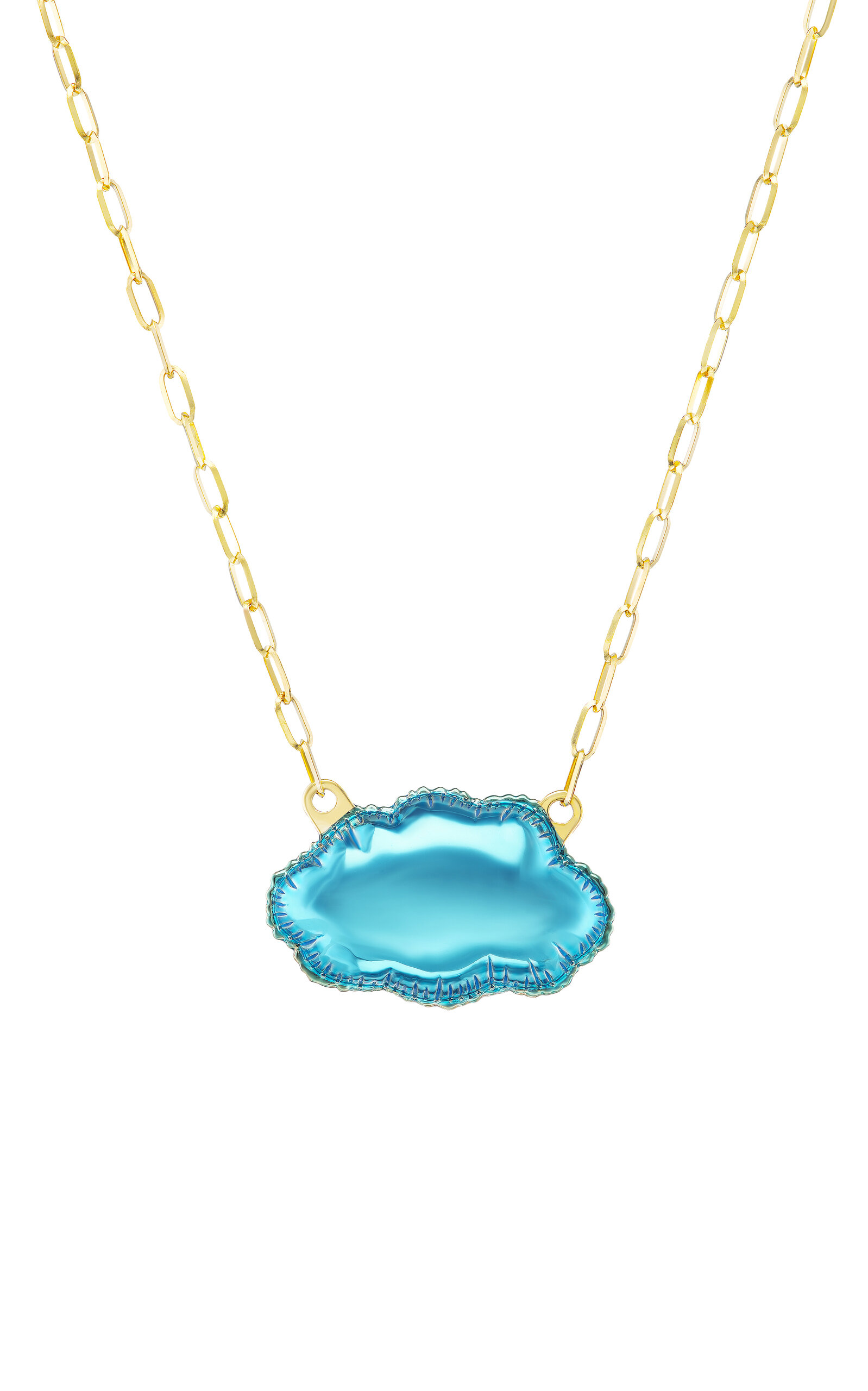 14k Yellow Gold Cloud Necklace